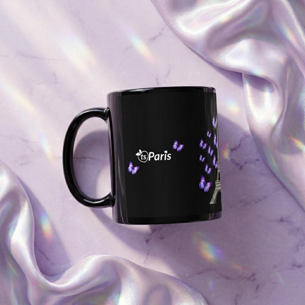 tsgabrielle® • Parigi - La Torre Eiffel • Tazza Lucida • Nero • Ceramica • 2 Taglie - View 6