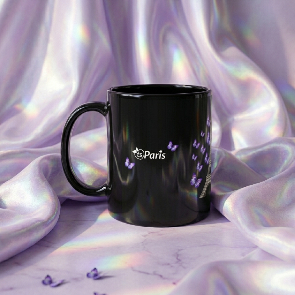 tsgabrielle® • Parigi - La Torre Eiffel • Tazza Lucida • Nero • Ceramica • 2 Taglie - View 10