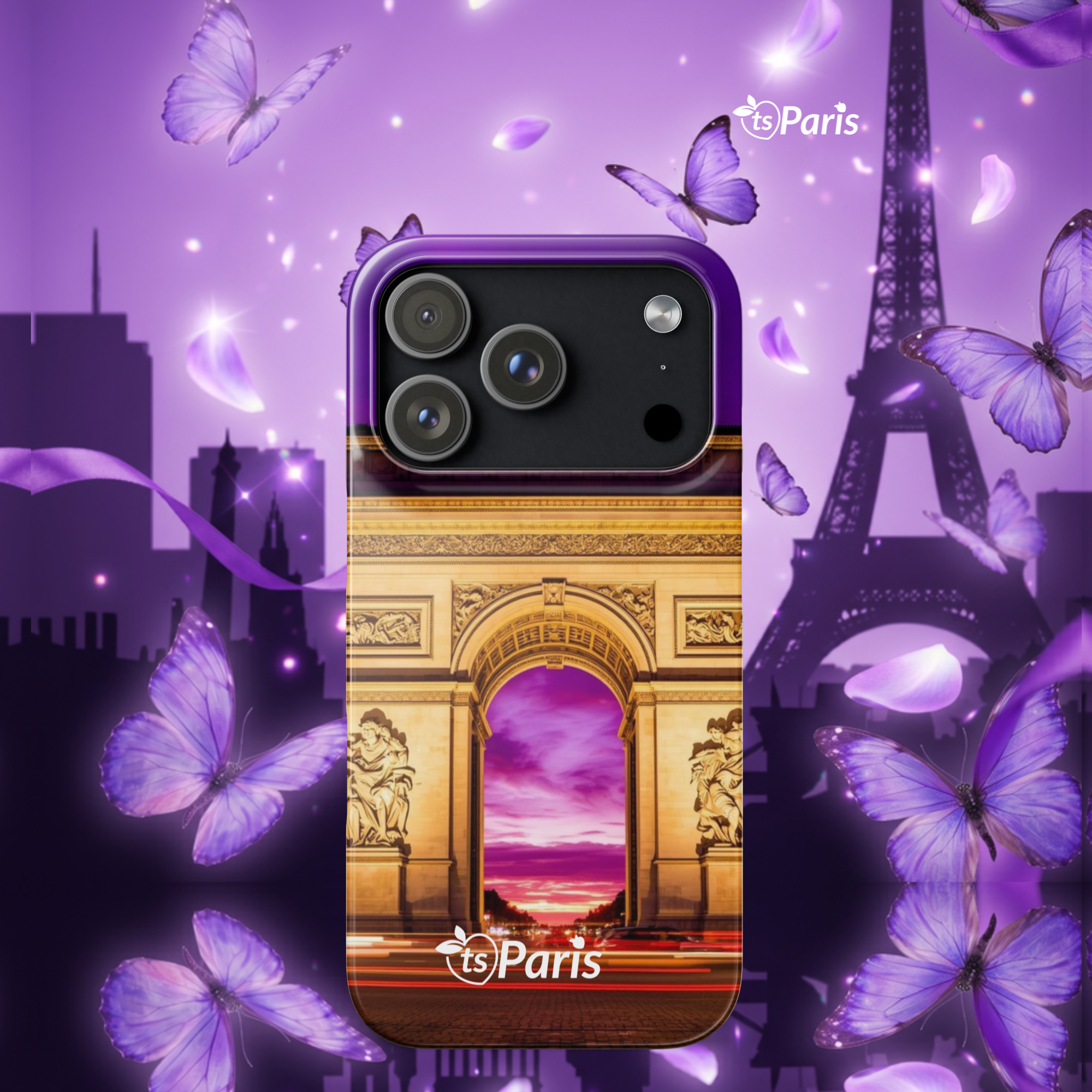 tsgabrielle® • Parigi - Arco di Trionfo • Snap Case Compatibile con iPhone® • Ultimi Modelli
