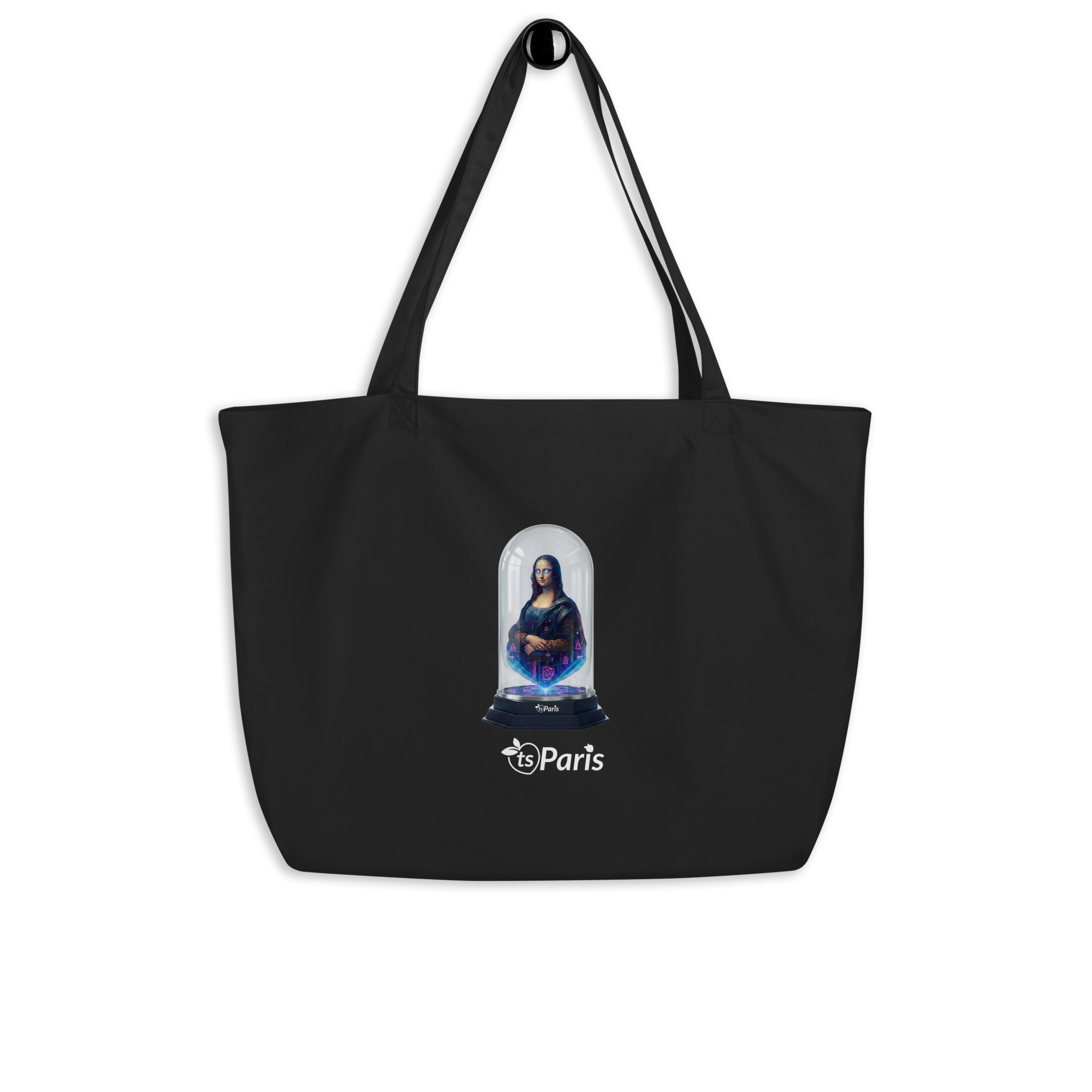 tsgabrielle® • Parigi - Da Vinci • Large Tote Bag • Nero • Cotone Organico - View 3