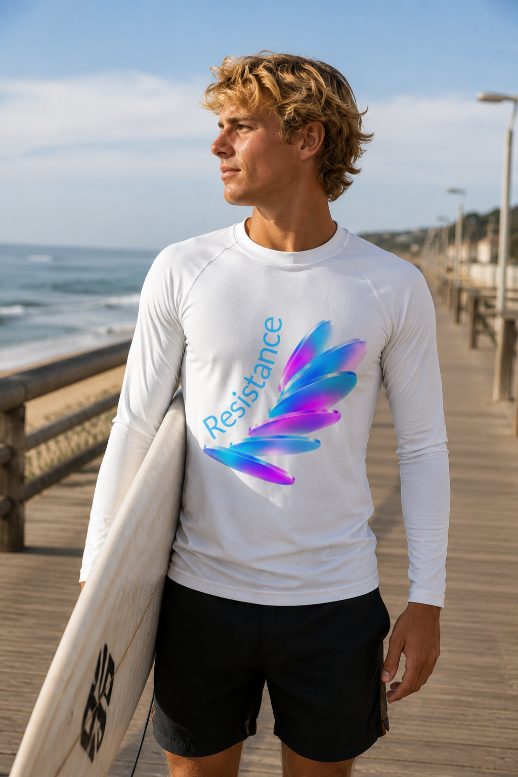 tsgabrielle® • Per Lui • Pride 26 • Rash Guard • Bianco - View 2