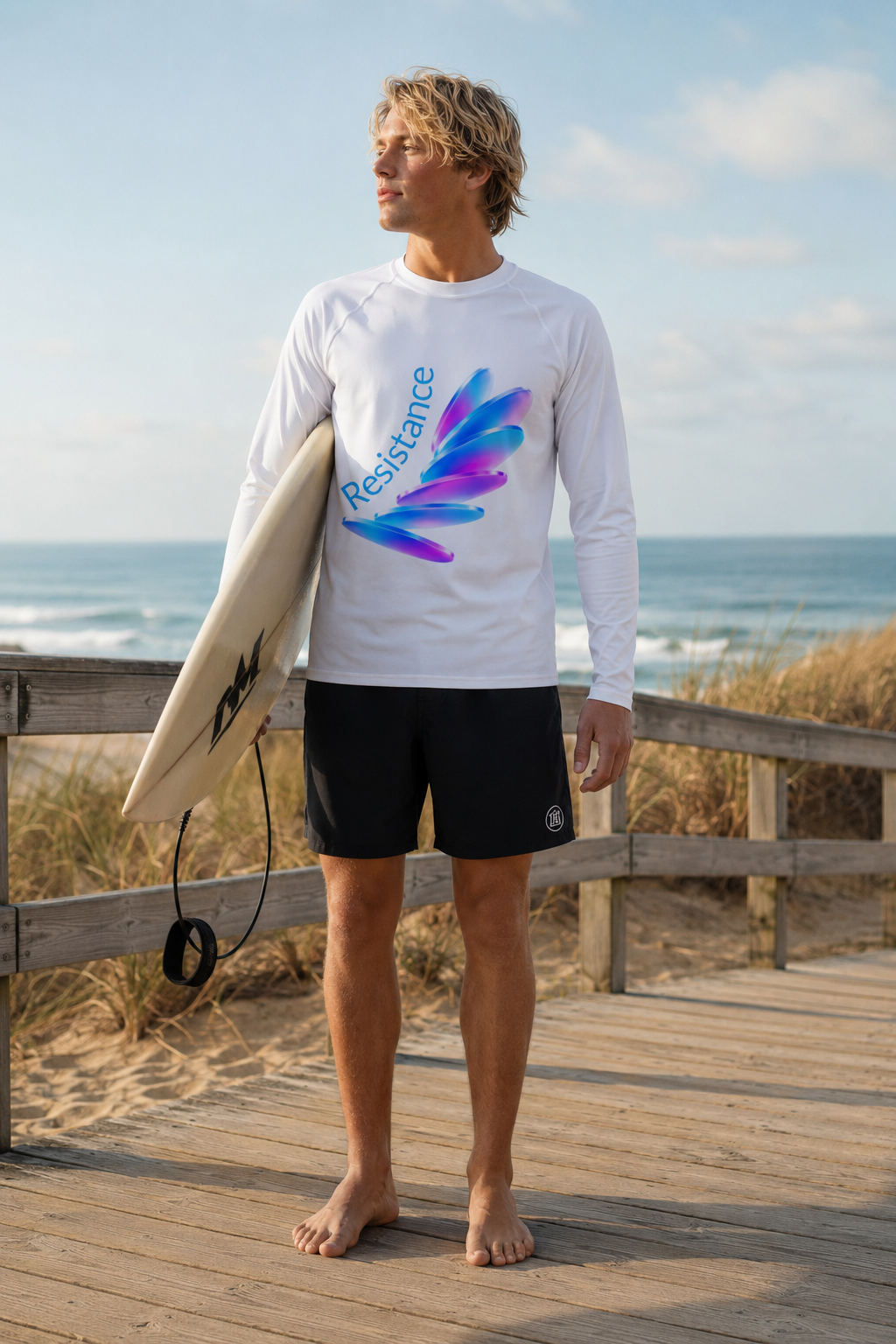 tsgabrielle® • Per Lui • Pride 26 • Rash Guard • Bianco - View 4