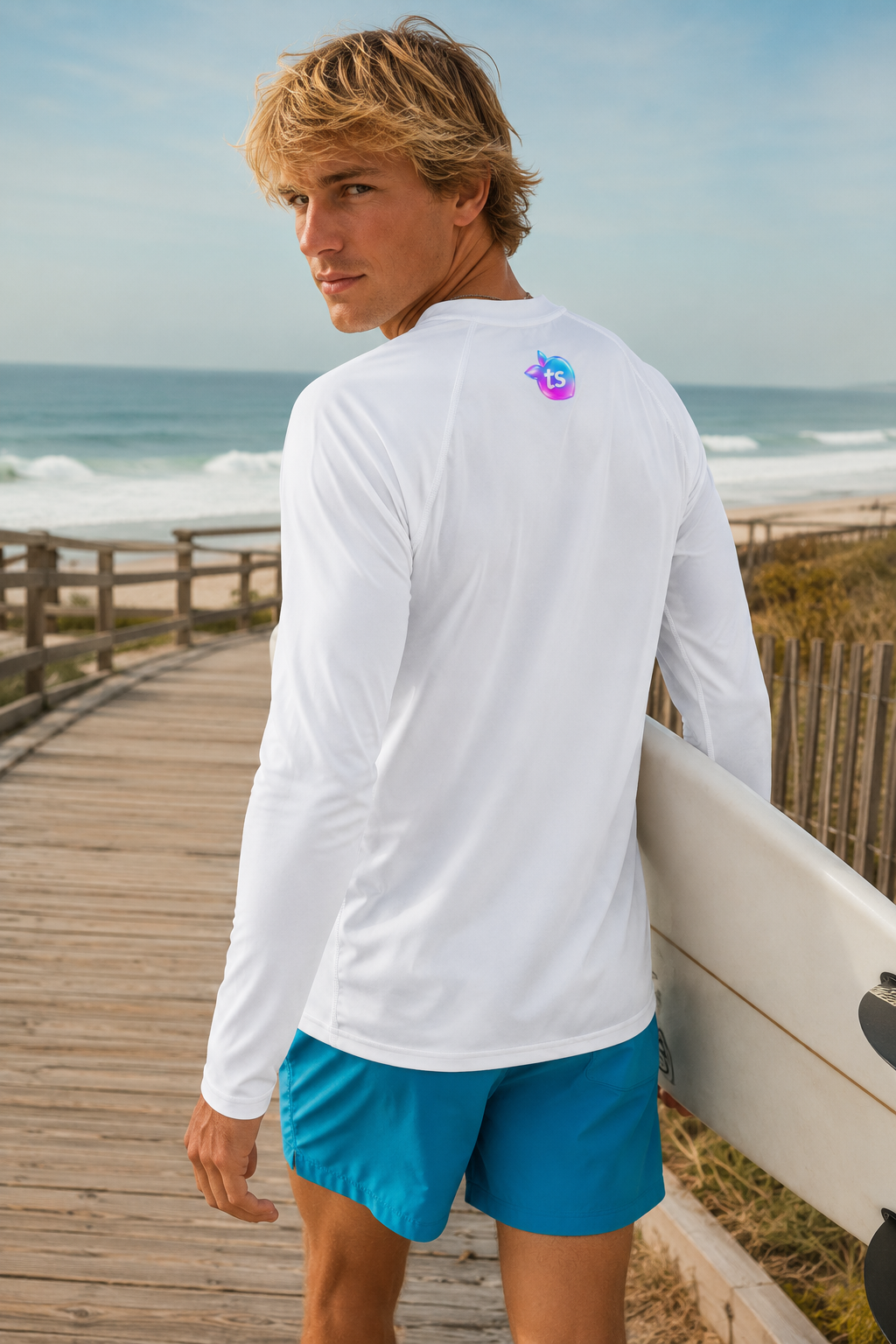 tsgabrielle® • Per Lui • Pride 26 • Rash Guard • Bianco - View 3