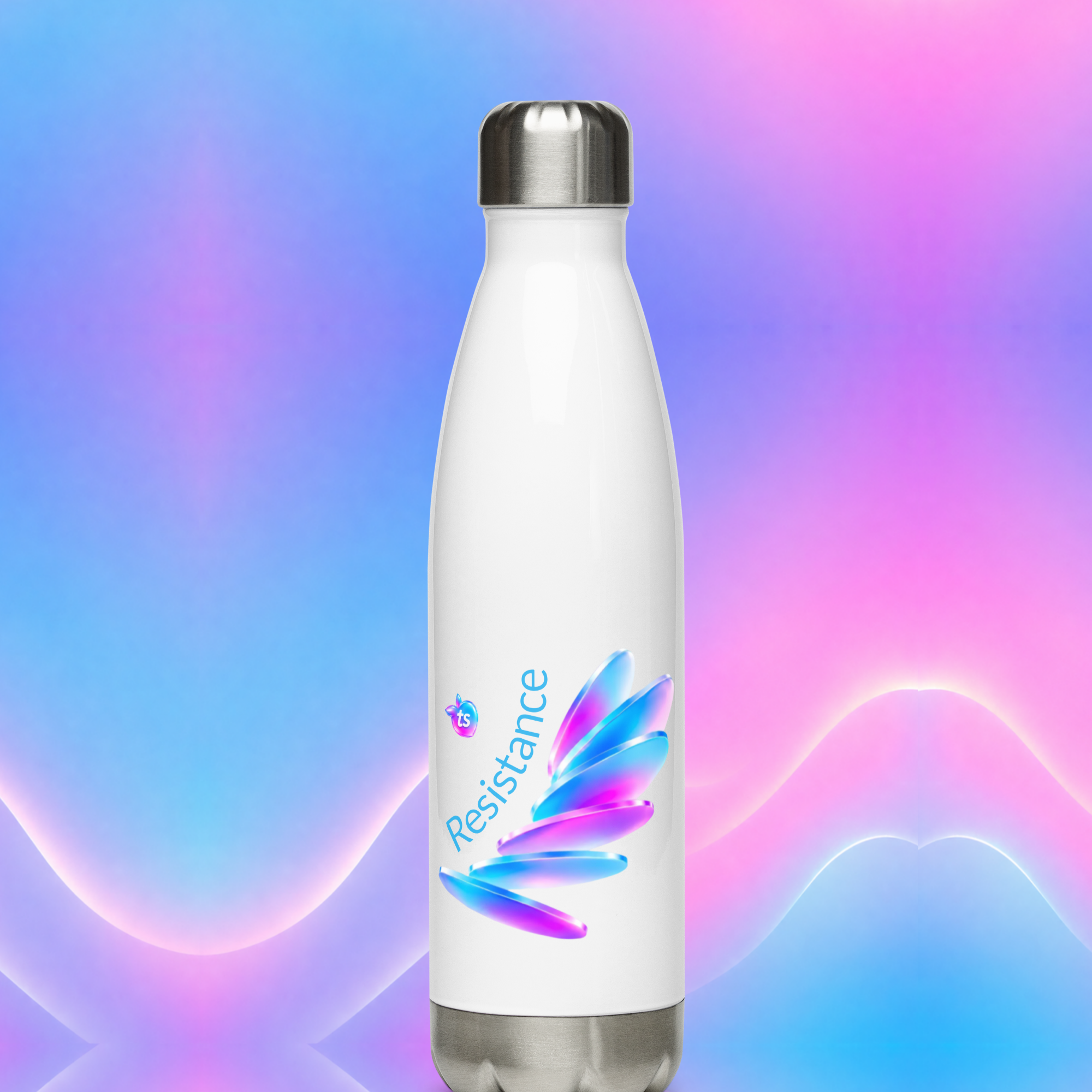 tsgabrielle® • Pride 26 • Borraccia • Bianca • Acciaio Inossidabile • 17 oz