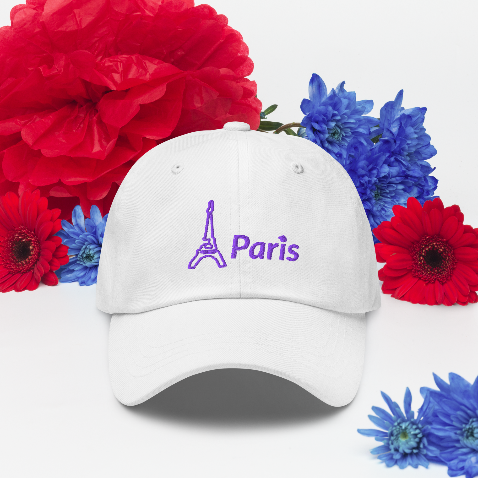 tsgabrielle® • Paris - La Tour Eiffel • Cappellino • Bianco - View 17