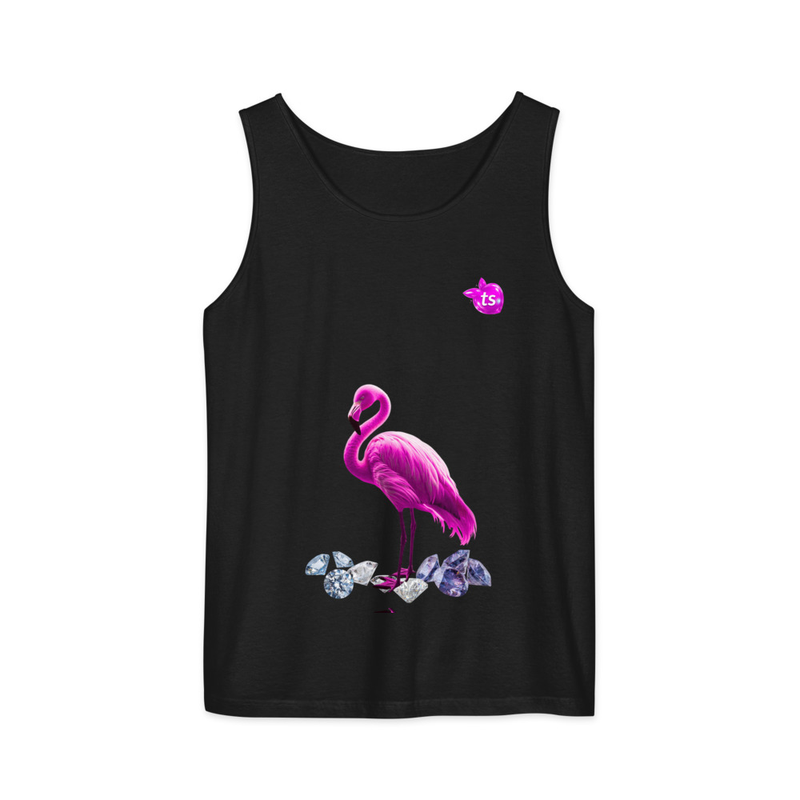 tsgabrielle® • Per Lei • Flamant Rose • Canotta Tintura in Capo • Nero