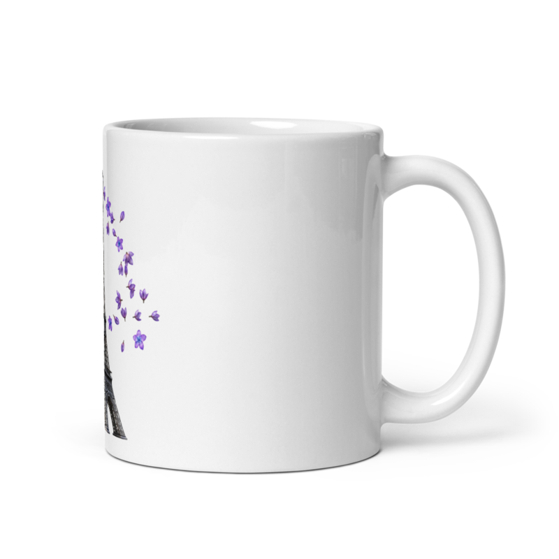 tsgabrielle® • Parigi - La Torre Eiffel • Tazza Lucida • Bianco • Ceramica • 11 oz