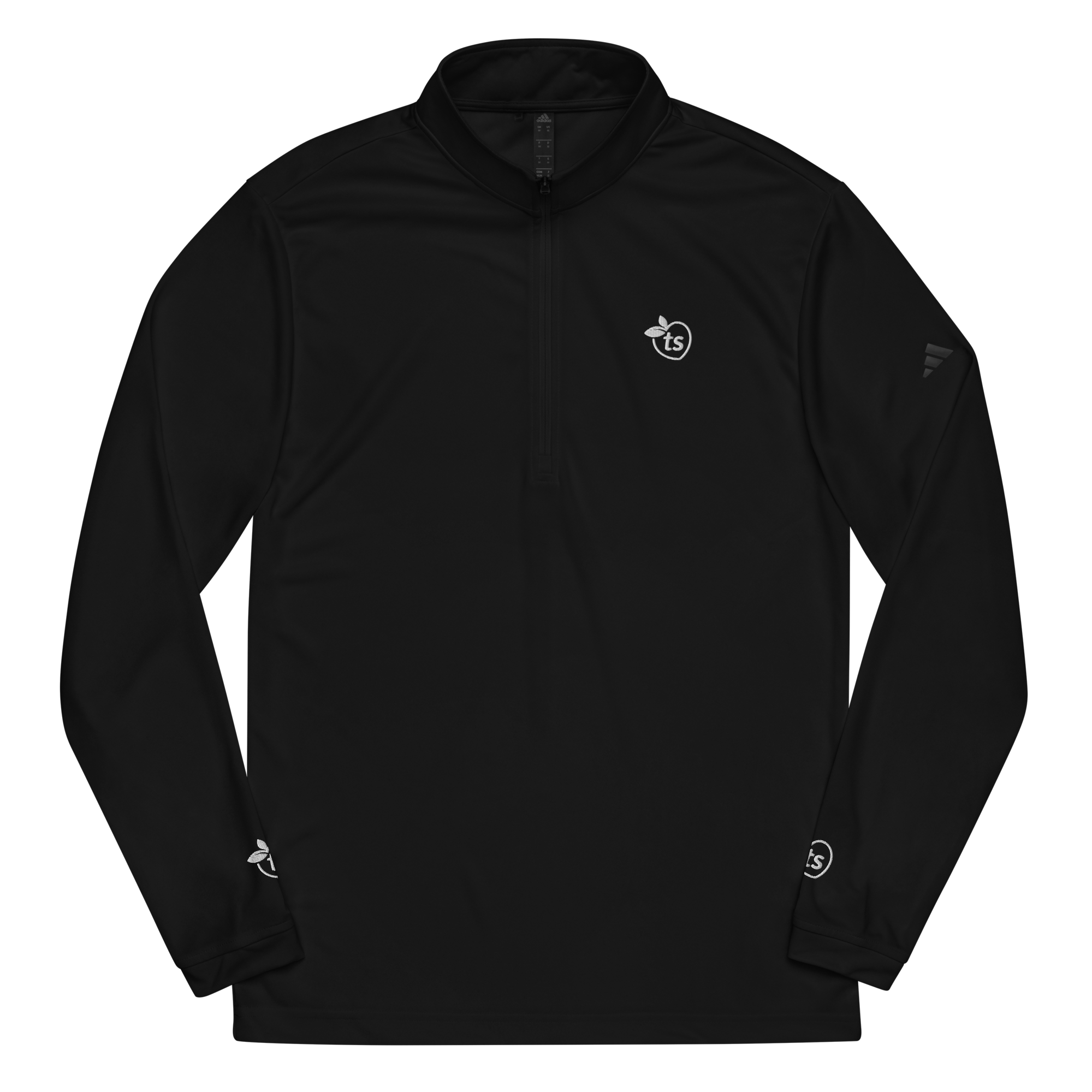 adidas® x tsgabrielle® • Per Lui • Felpa con Zip a 1/4 • Colori Scuri