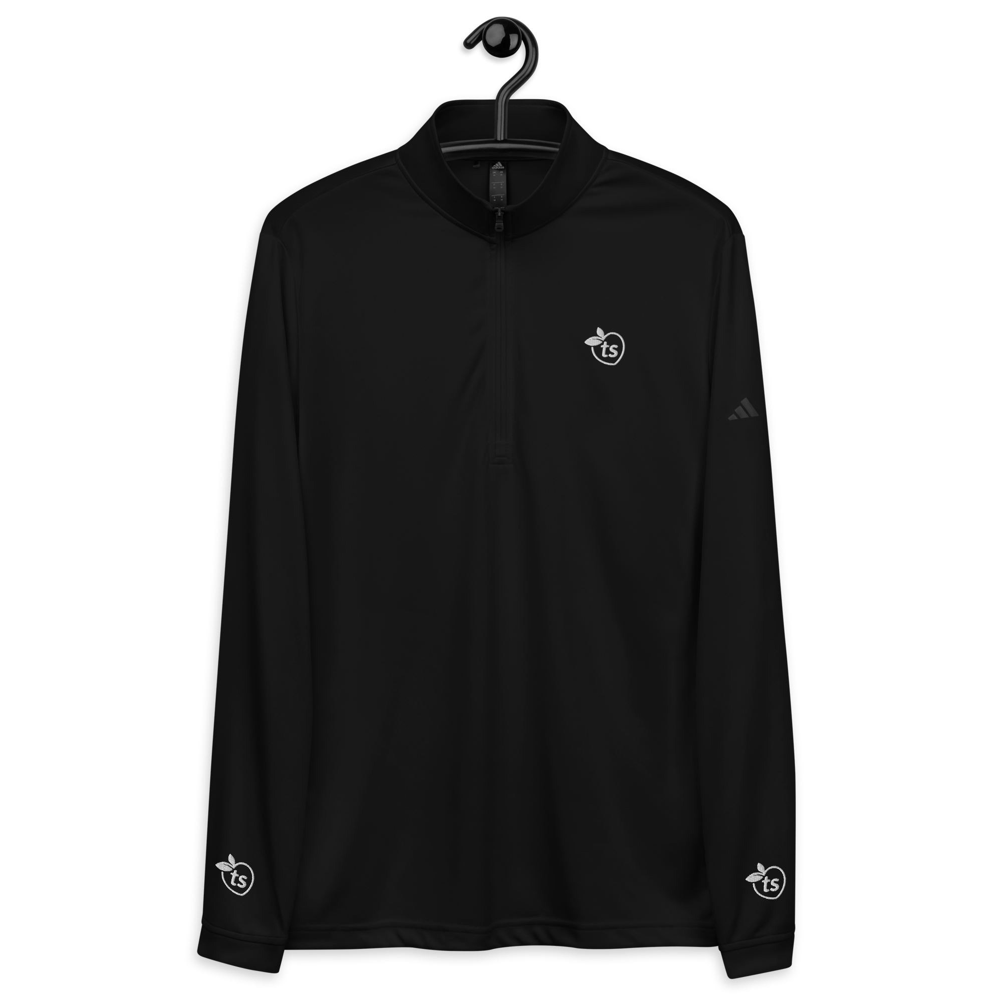 adidas® x tsgabrielle® • Per Lui • Felpa con Zip a 1/4 • Colori Scuri - View 5