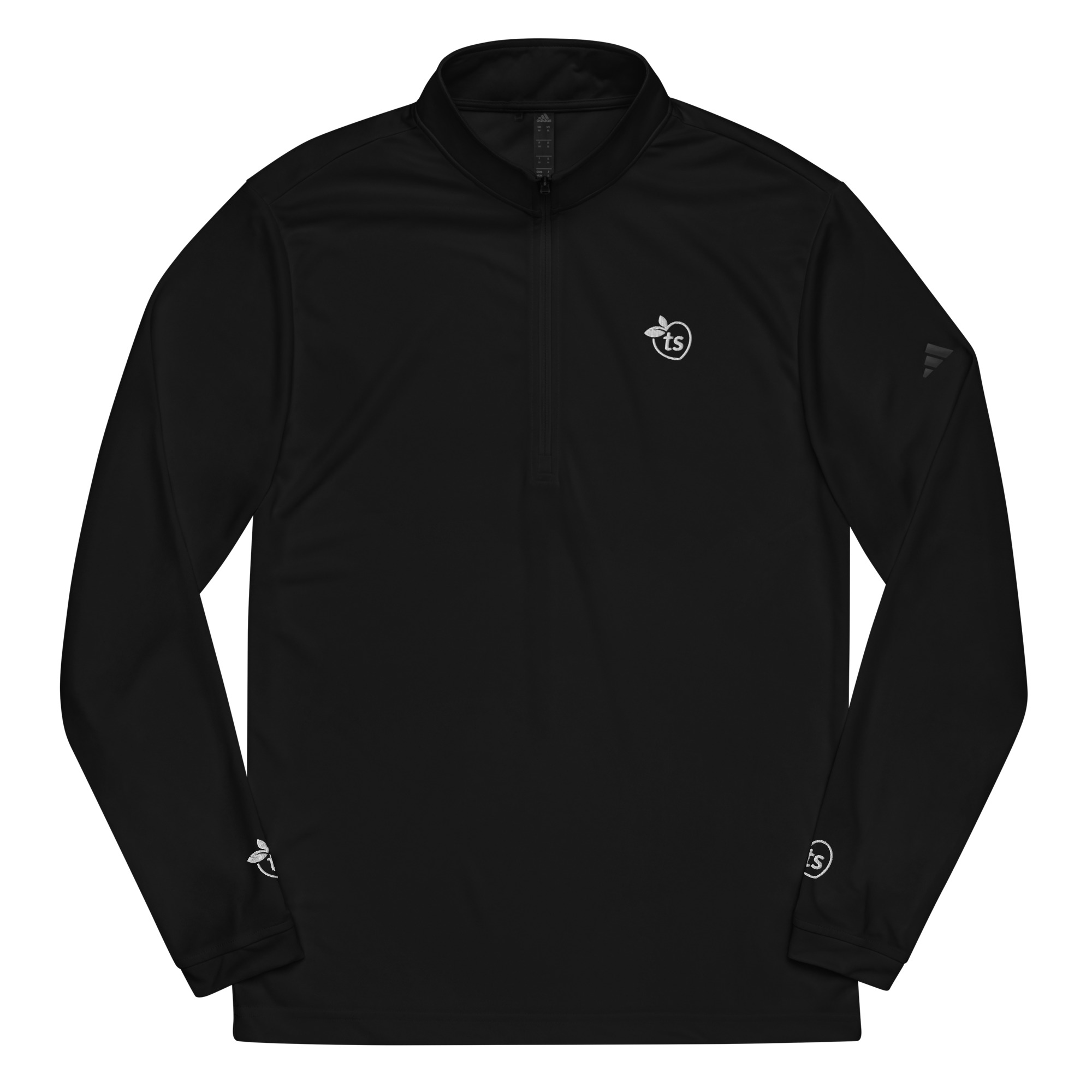 adidas® x tsgabrielle® • Per Lui • Pullover con Zip Quarto • Colori Scuri