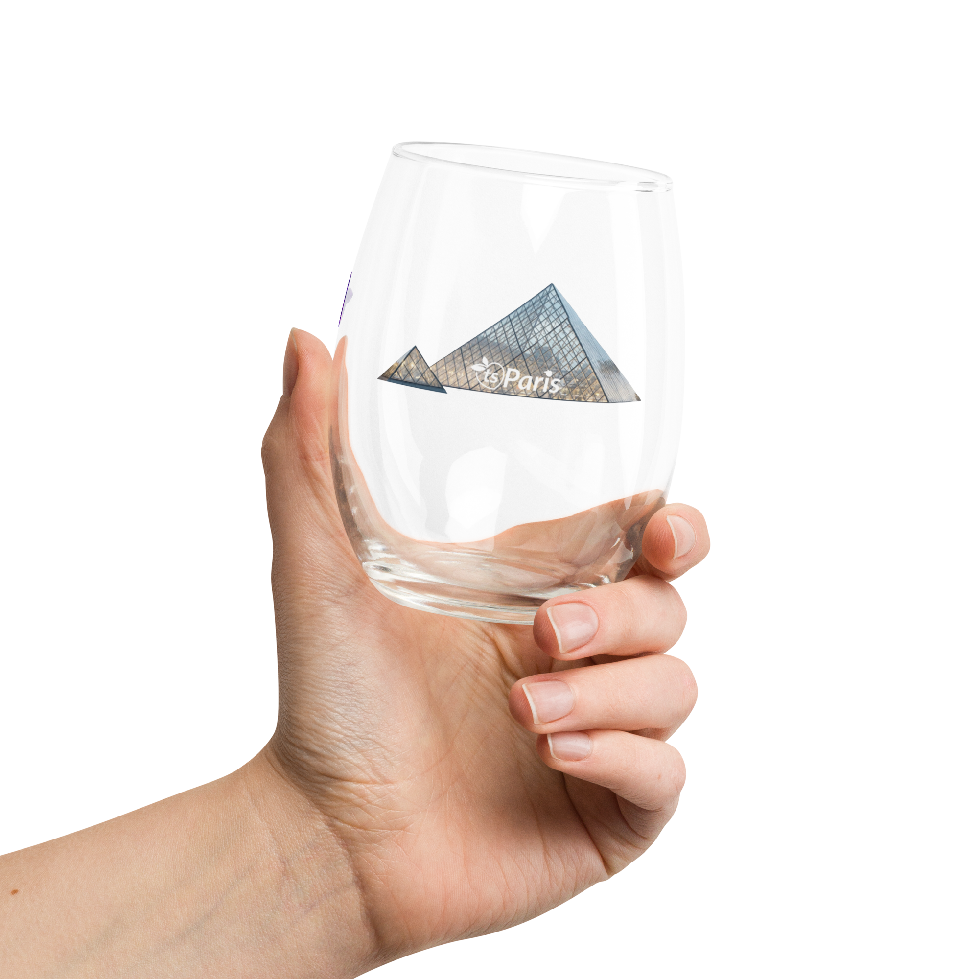 tsgabrielle® • Parigi – La Piramide del Louvre • Calice senza stelo • 15 oz - View 11
