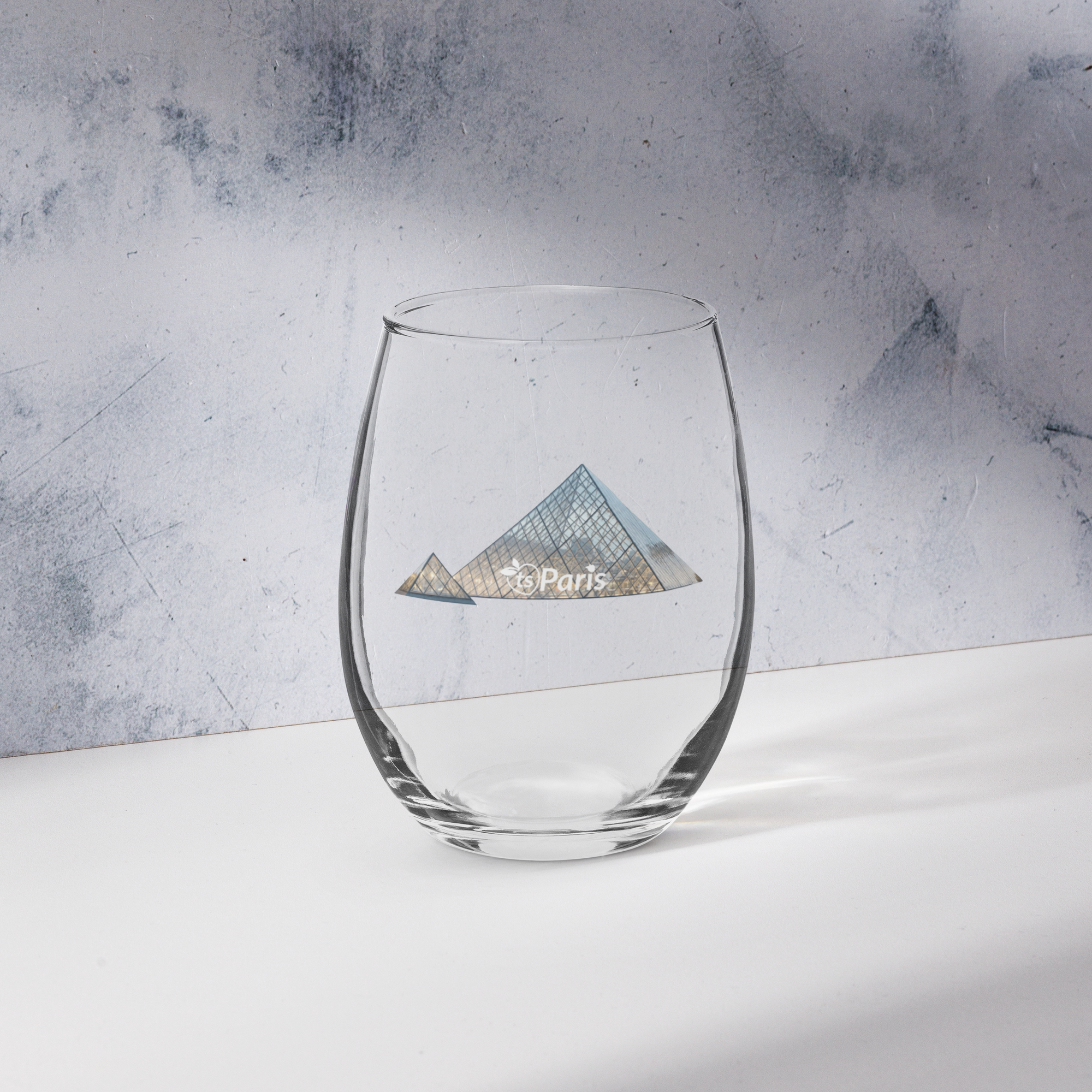 tsgabrielle® • Parigi – La Piramide del Louvre • Calice senza stelo • 15 oz - View 13