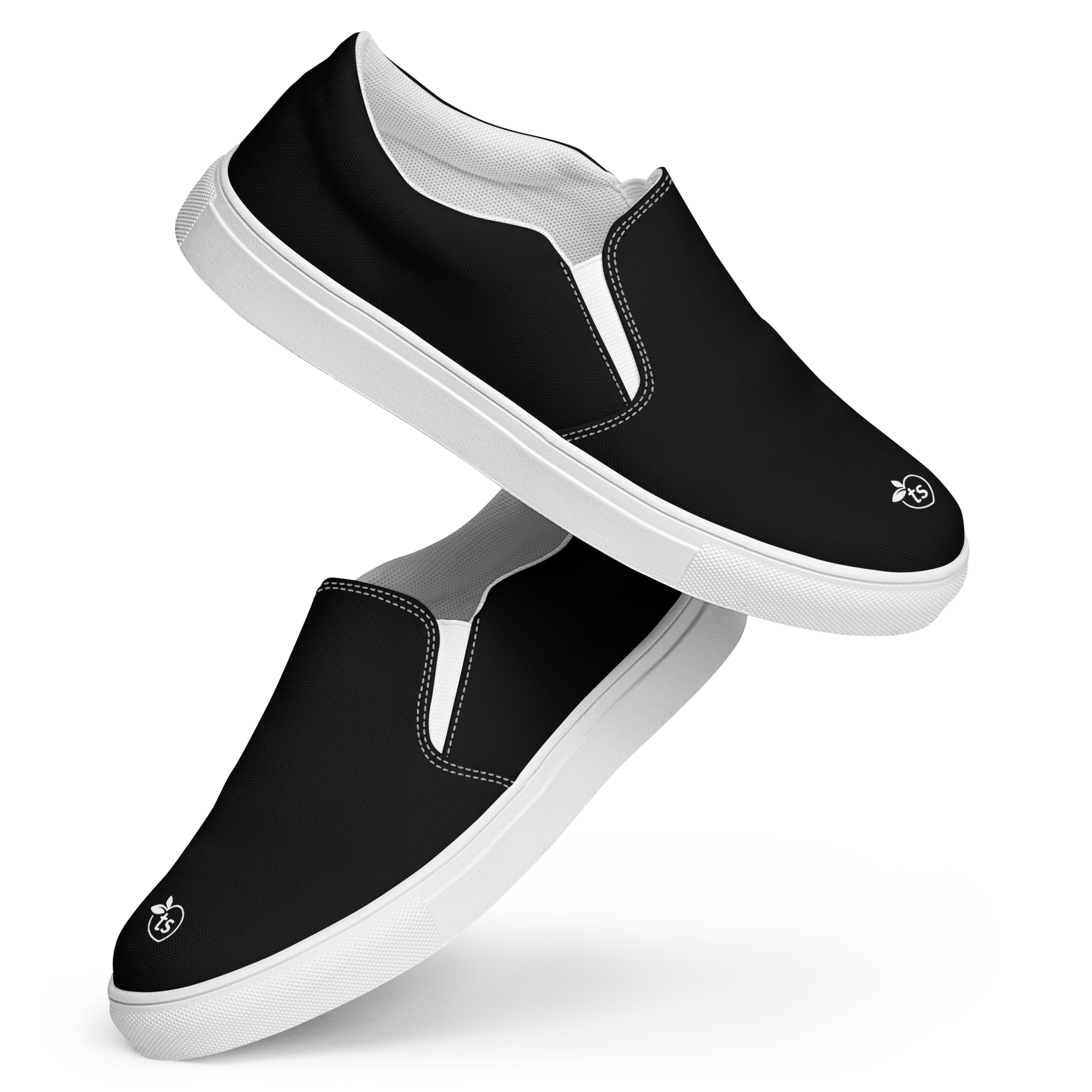 tsgabrielle® • Per Lui • Scarpe in Tela Senza Lacci • Nero - View 8