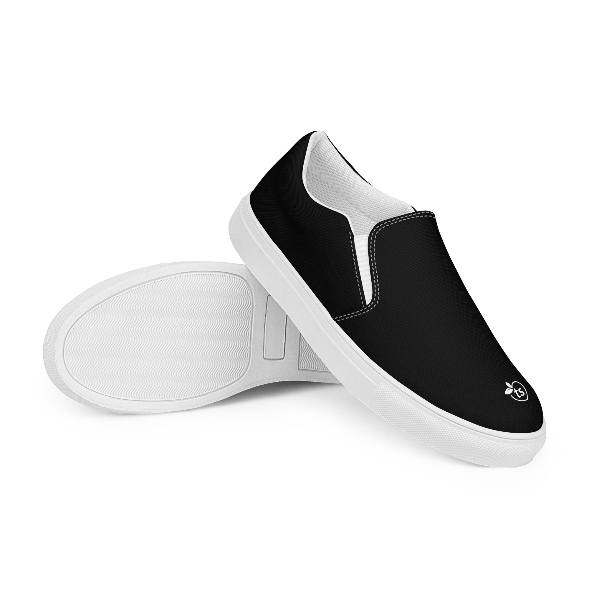 tsgabrielle® • Per Lui • Scarpe in Tela Senza Lacci • Nero - View 9