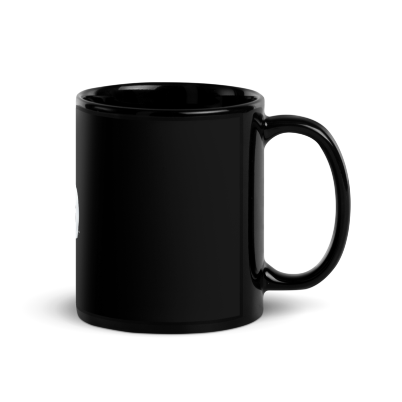 tsgabrielle® • Tazza Lucida • Nero • Ceramica • 2 Taglie