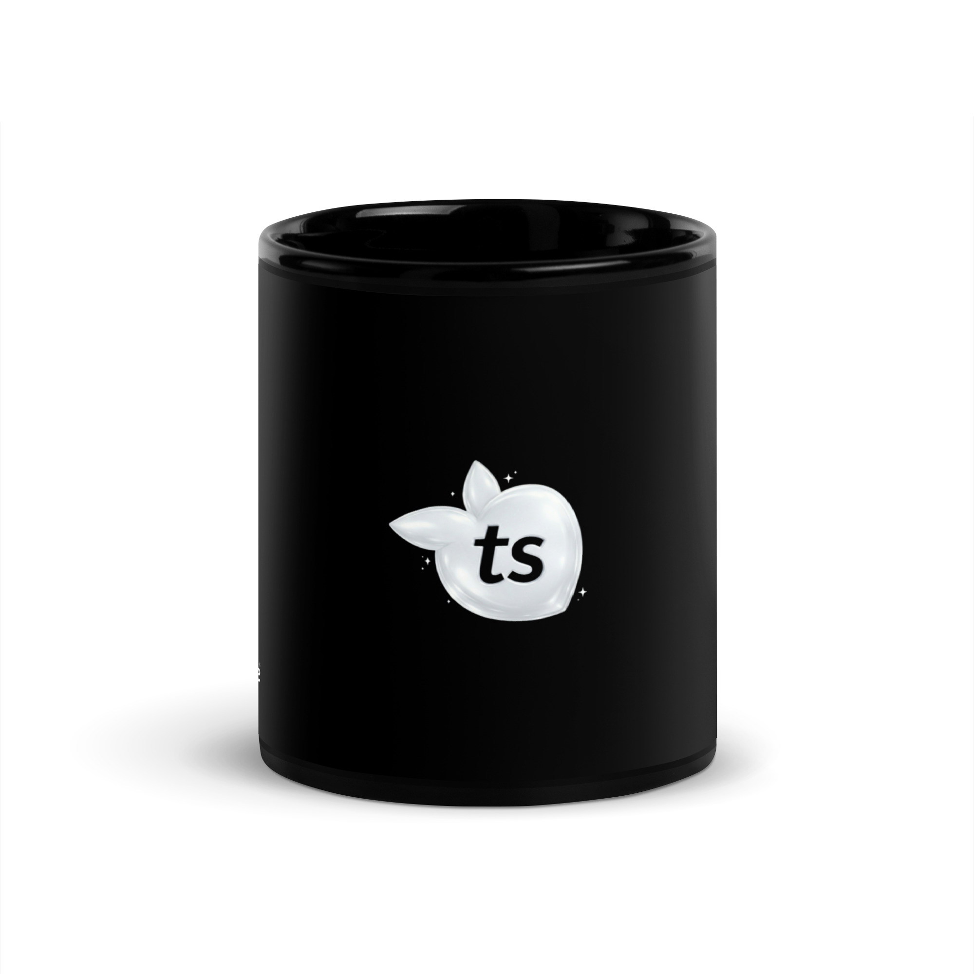 tsgabrielle® • Glossy tazza • nero • ceramica • 2 Sizes