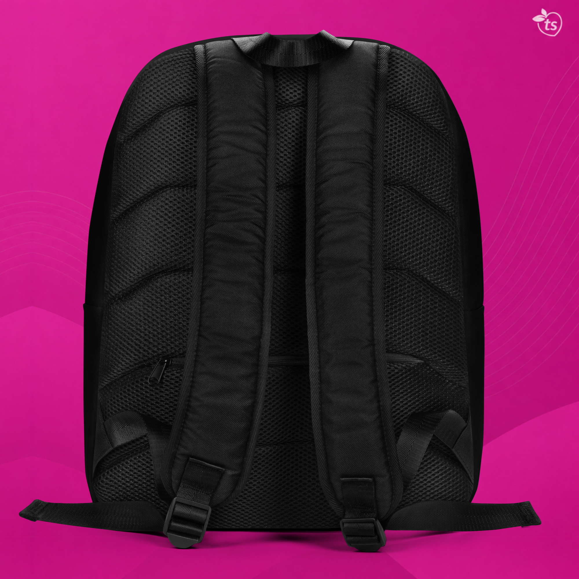 tsgabrielle® • Flamant Rosa • Zaino Minimalista • Nero - View 7