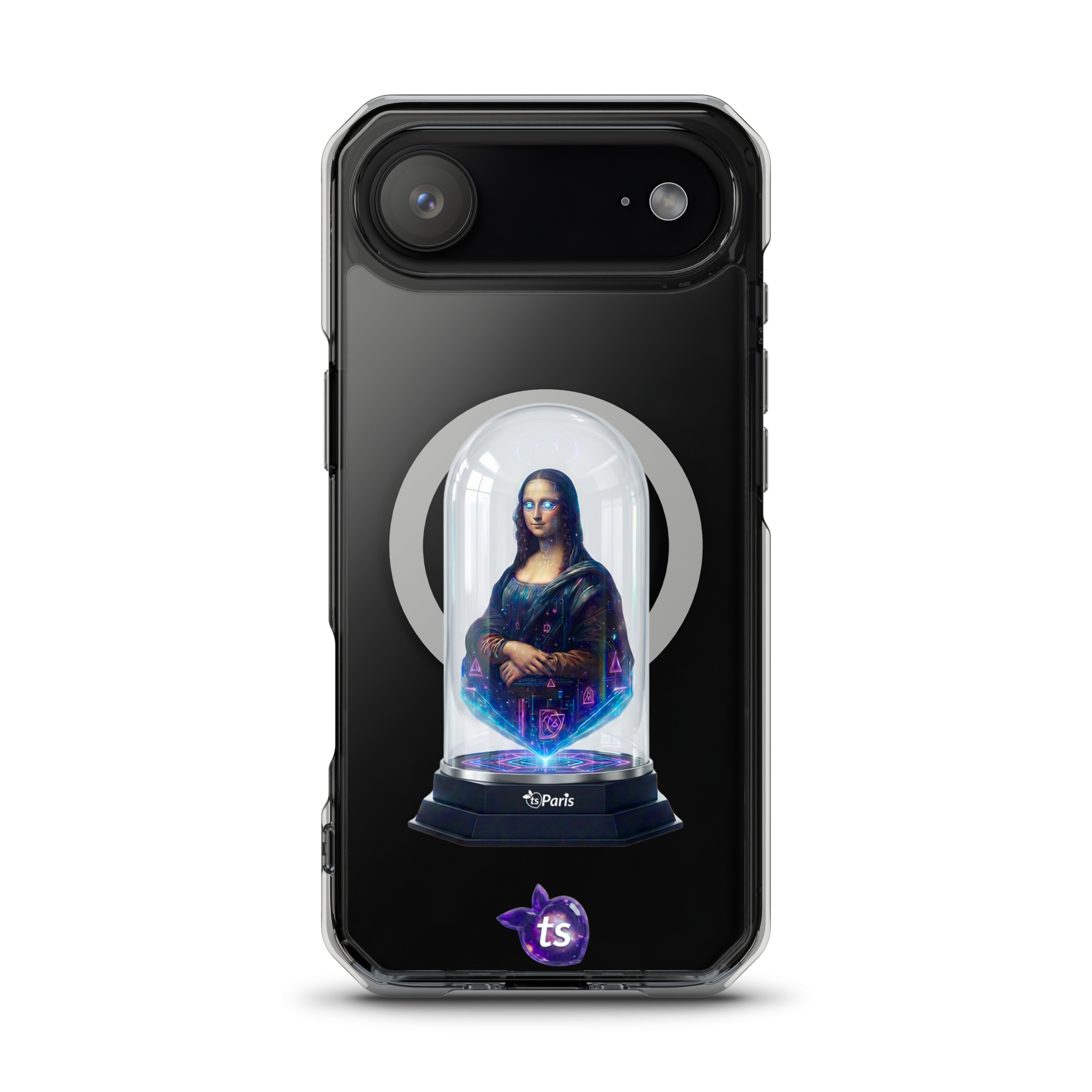 tsgabrielle® • Paris - Da Vinci • Case compatibile con iPhone® • Clear • MagSafe® • modelli recenti