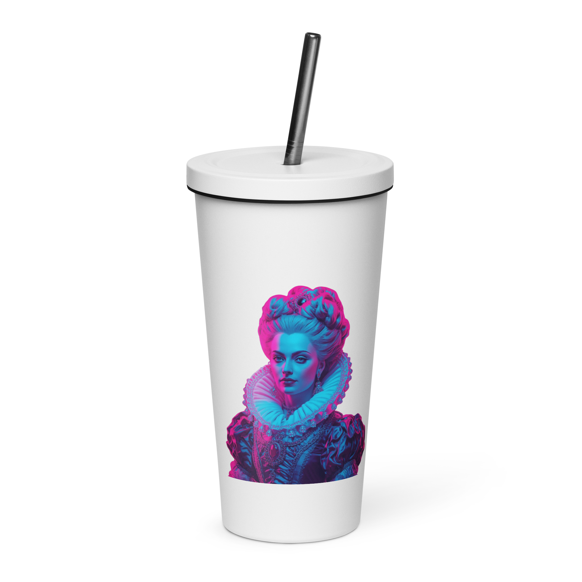 tsgabrielle® • Parigi - Marie Antoinette • Tumbler • Acciaio Inossidabile • Bianco • 590 ml