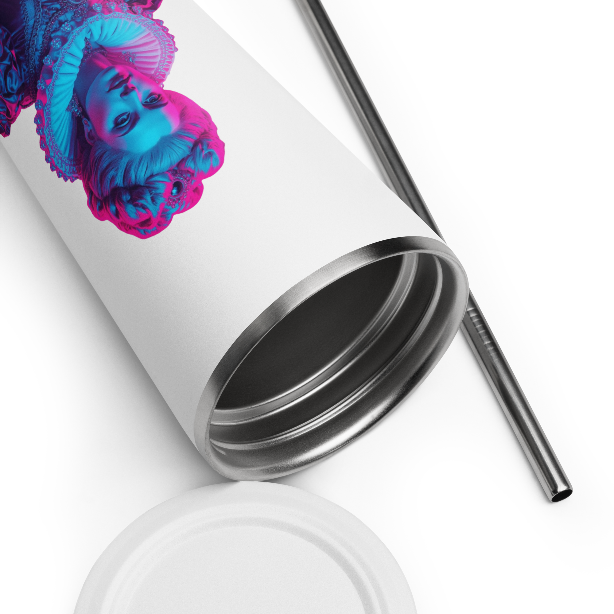 tsgabrielle® • Parigi - Marie Antoinette • Tumbler • Acciaio Inossidabile • Bianco • 590 ml - View 7