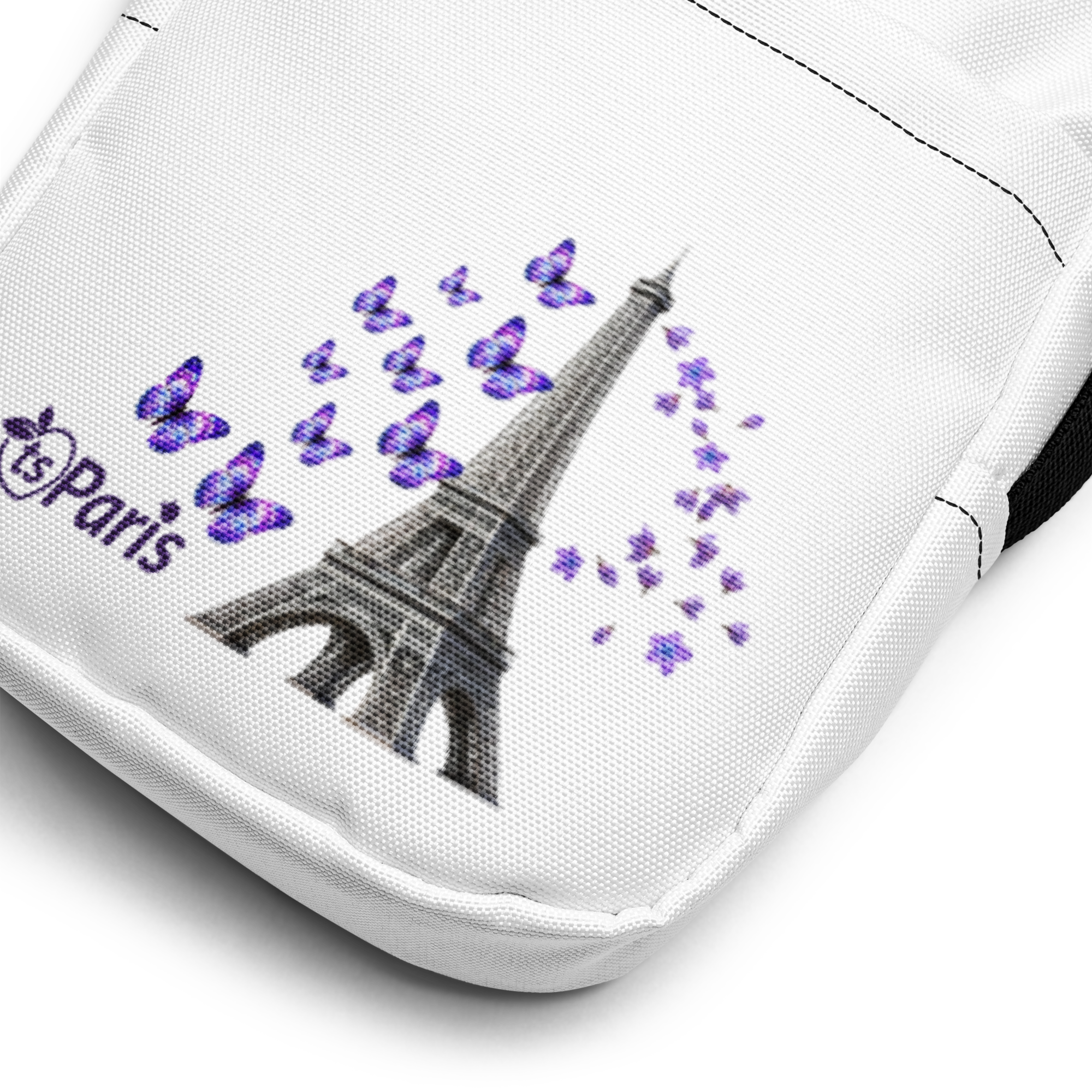 tsgabrielle® • Parigi - La Tour Eiffel • Utility Crossbody Bag • Bianco - View 6