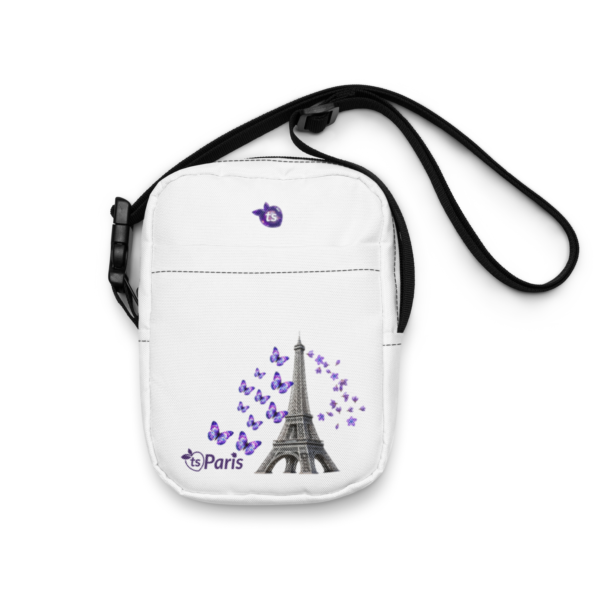 tsgabrielle® • Parigi - La Tour Eiffel • Utility Crossbody Bag • Bianco - View 8