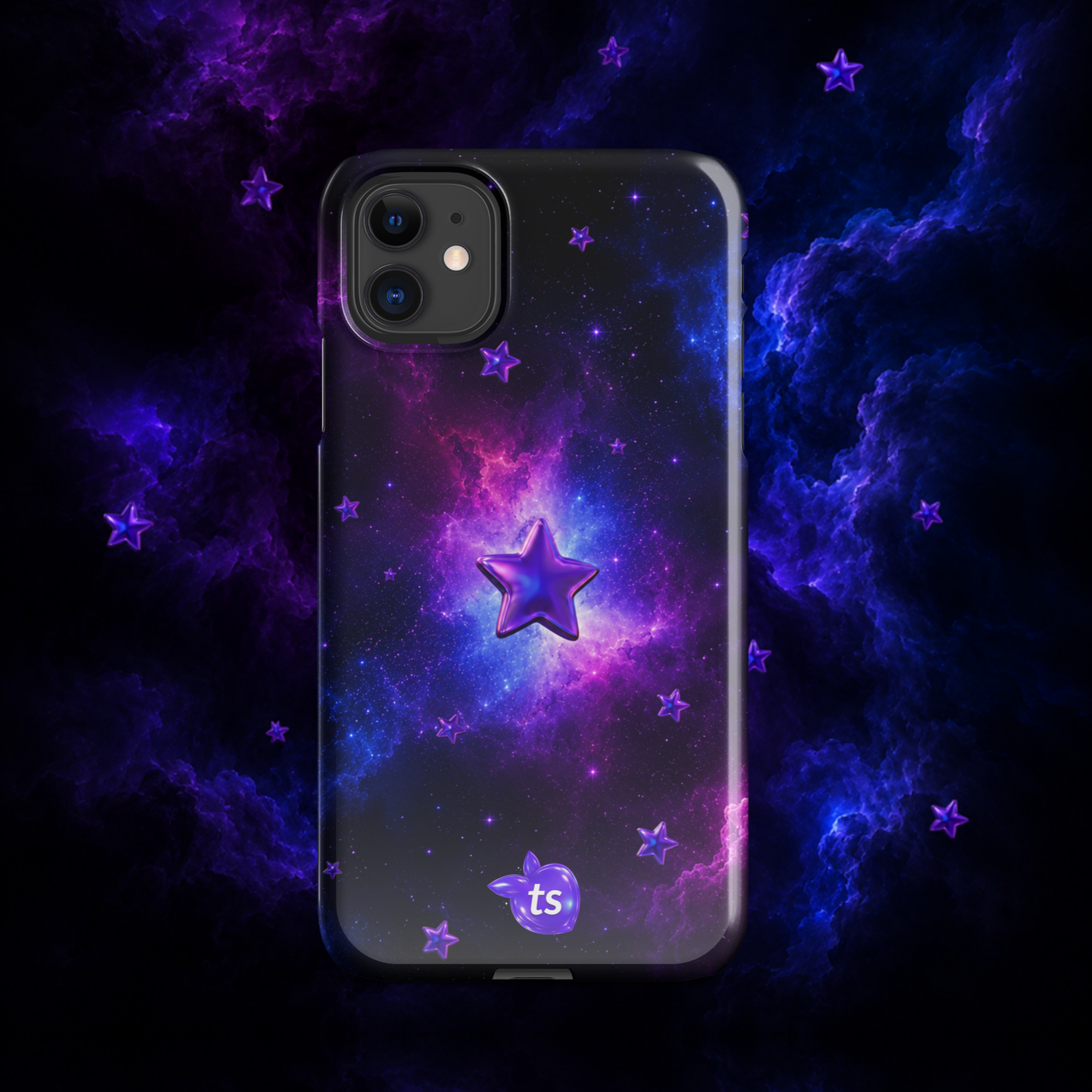 tsgabrielle® • Edizione Spaziale • Snap Case Compatibile con iPhone® • Ultimi Modelli