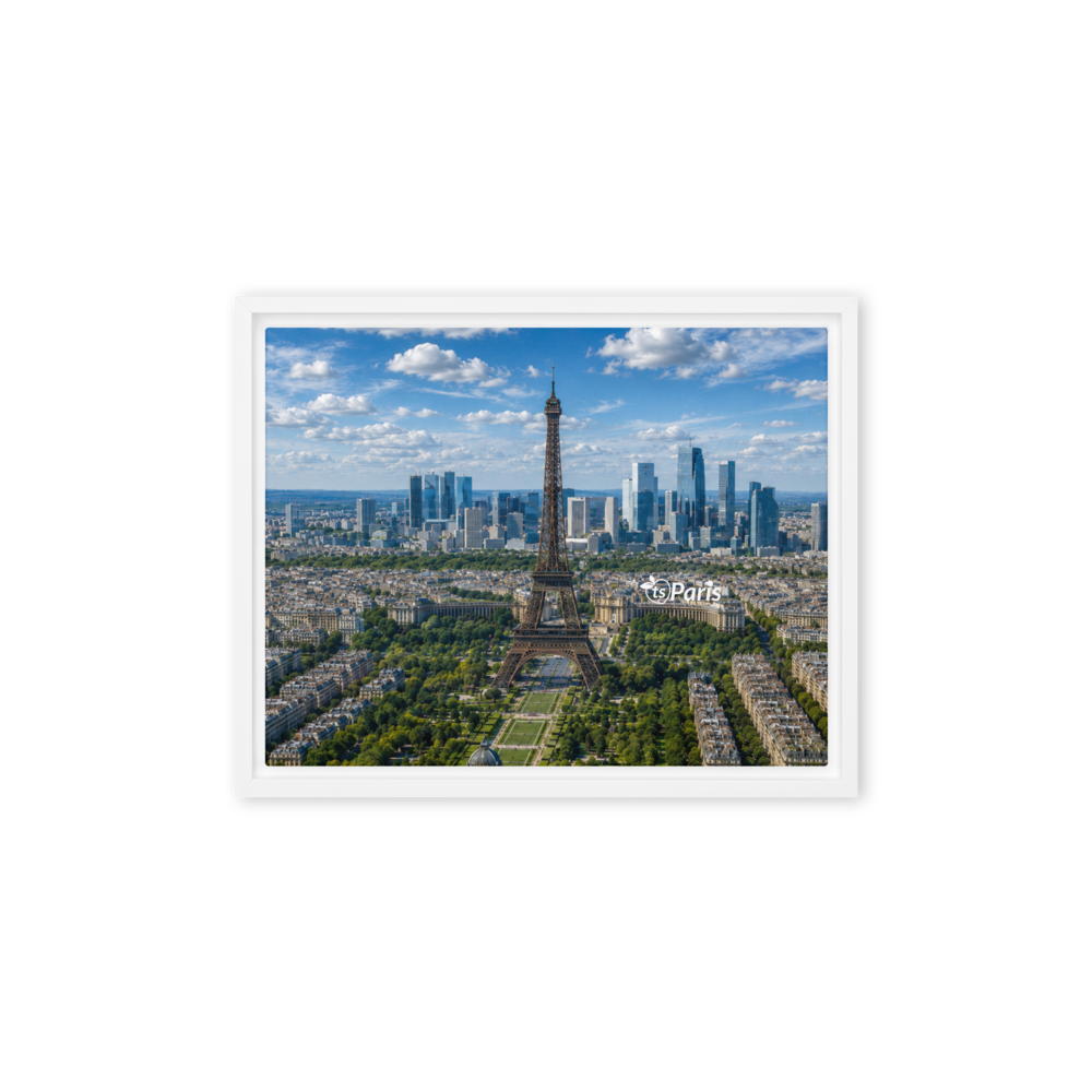 tsgabrielle® • Parigi - La Torre Eiffel • Tela Incorniciata • 28 x 36 cm