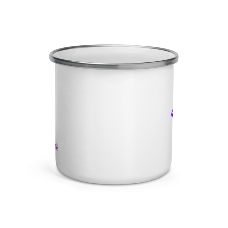 tsgabrielle® • Tazza smaltata • Bianco • 350 ml