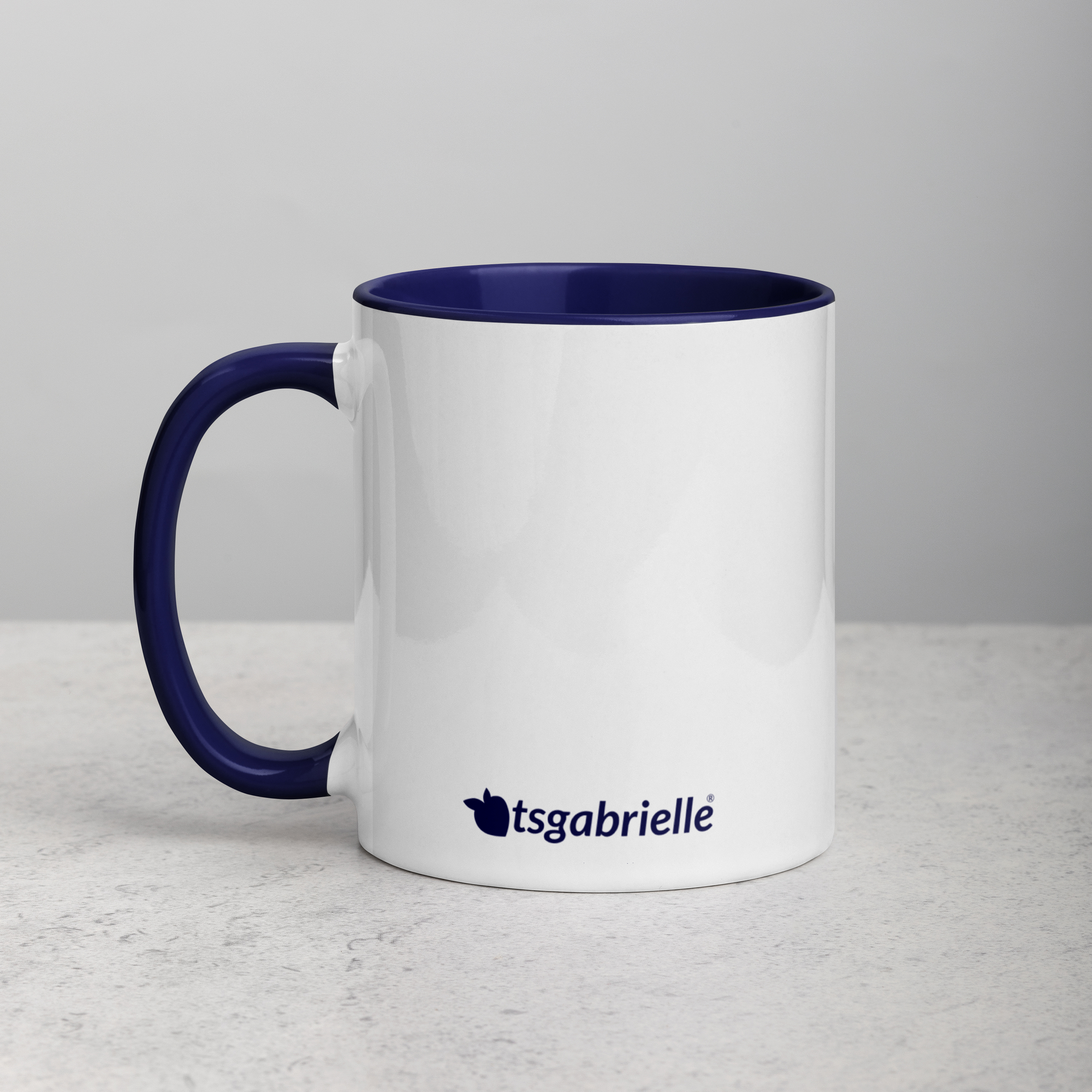 tsgabrielle® • Tazza con interno blu scuro • Ceramica • 295 ml - View 4