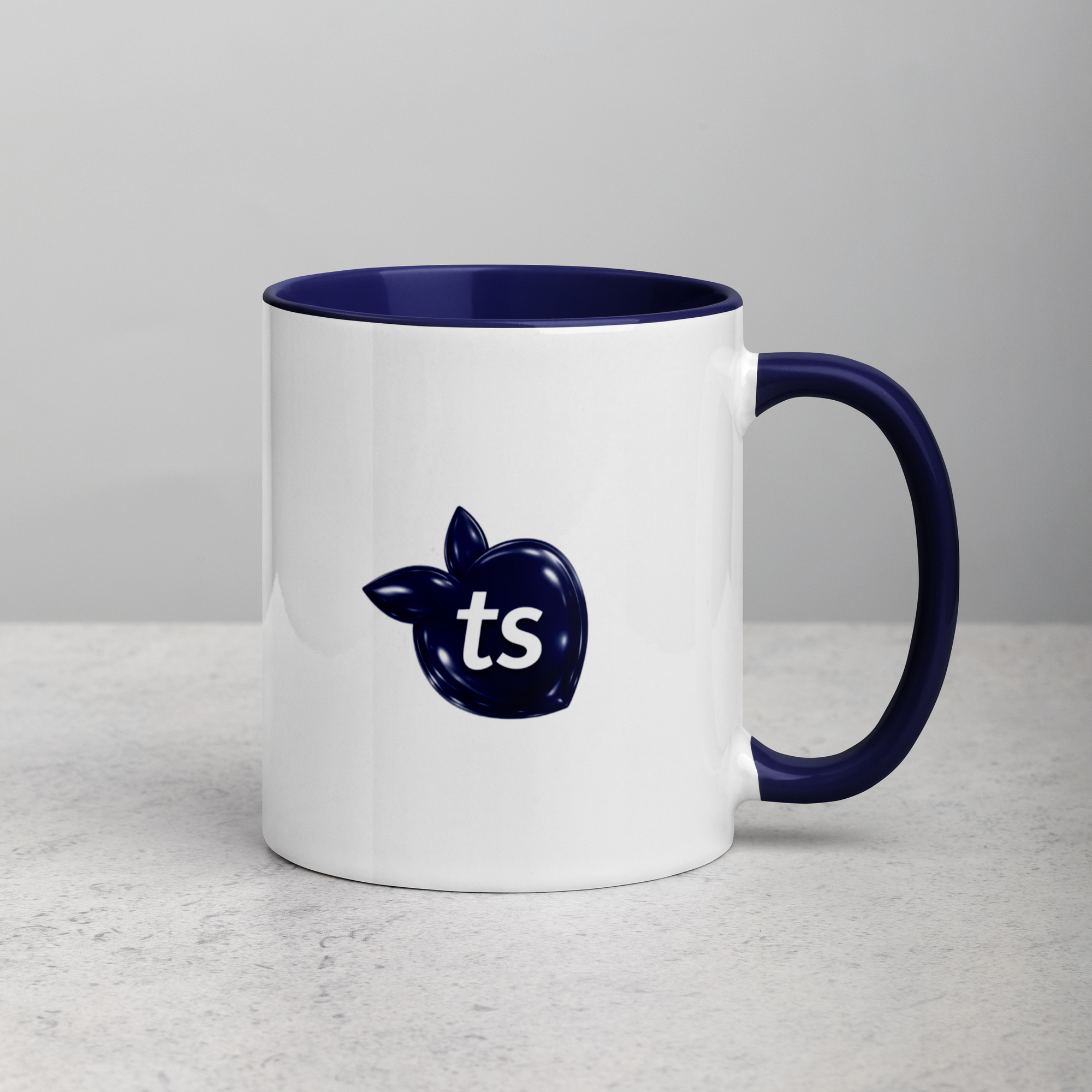 tsgabrielle® • Tazza con interno blu scuro • Ceramica • 295 ml - View 3