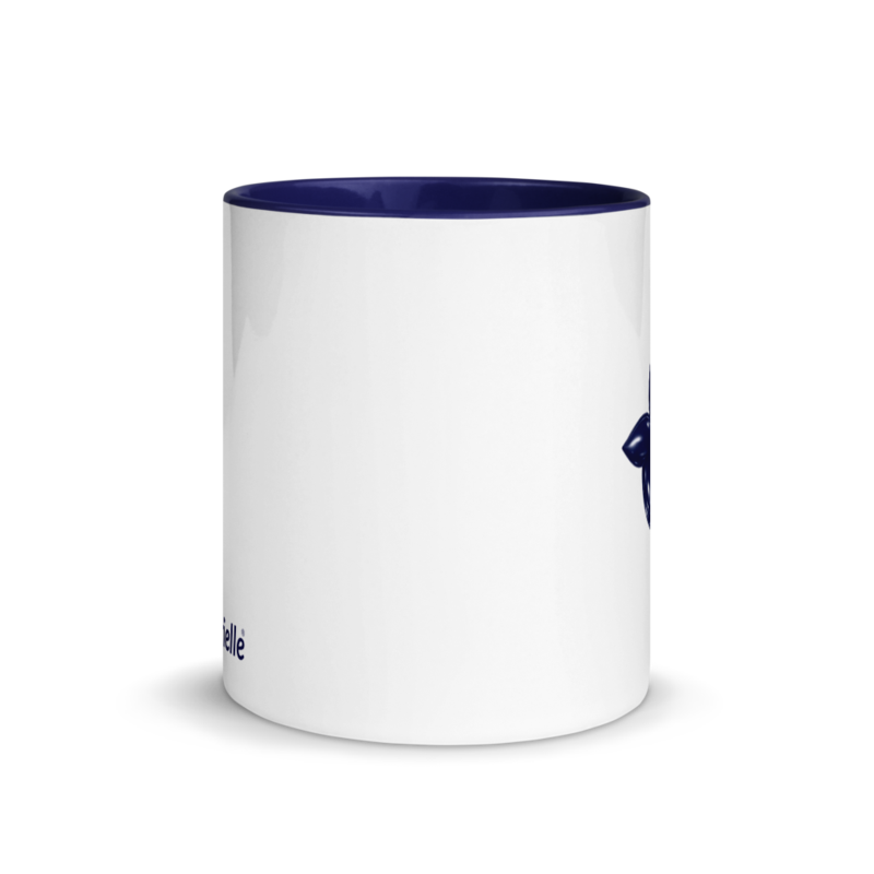 tsgabrielle® • Tazza con interno blu scuro • Ceramica • 295 ml