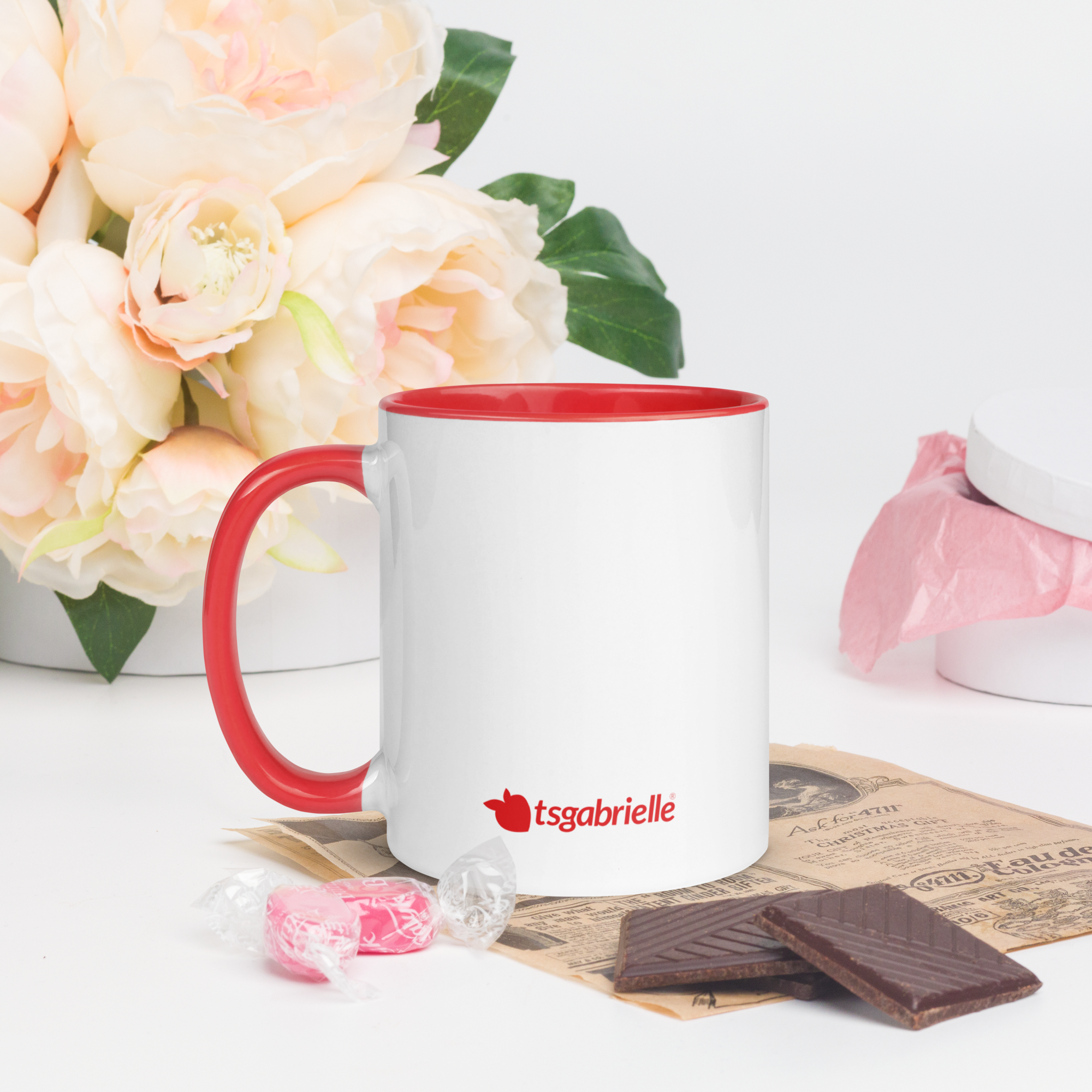tsgabrielle® • Tazza con interno rosso • Ceramica • 2 Taglie - View 8