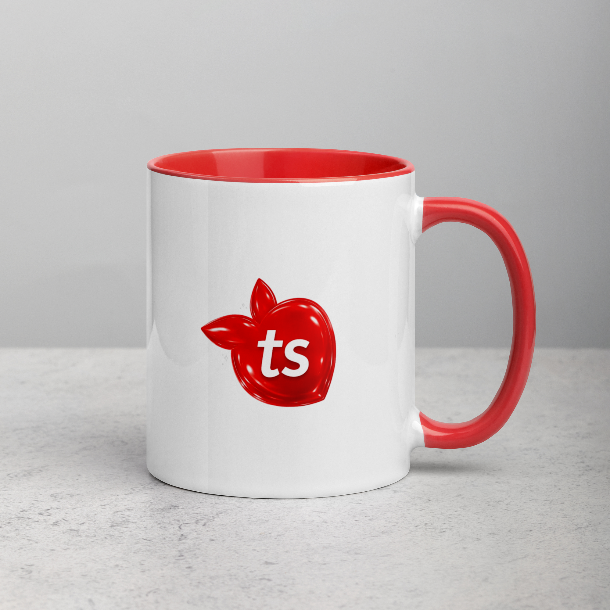 tsgabrielle® • Tazza con interno rosso • Ceramica • 2 Taglie - View 5