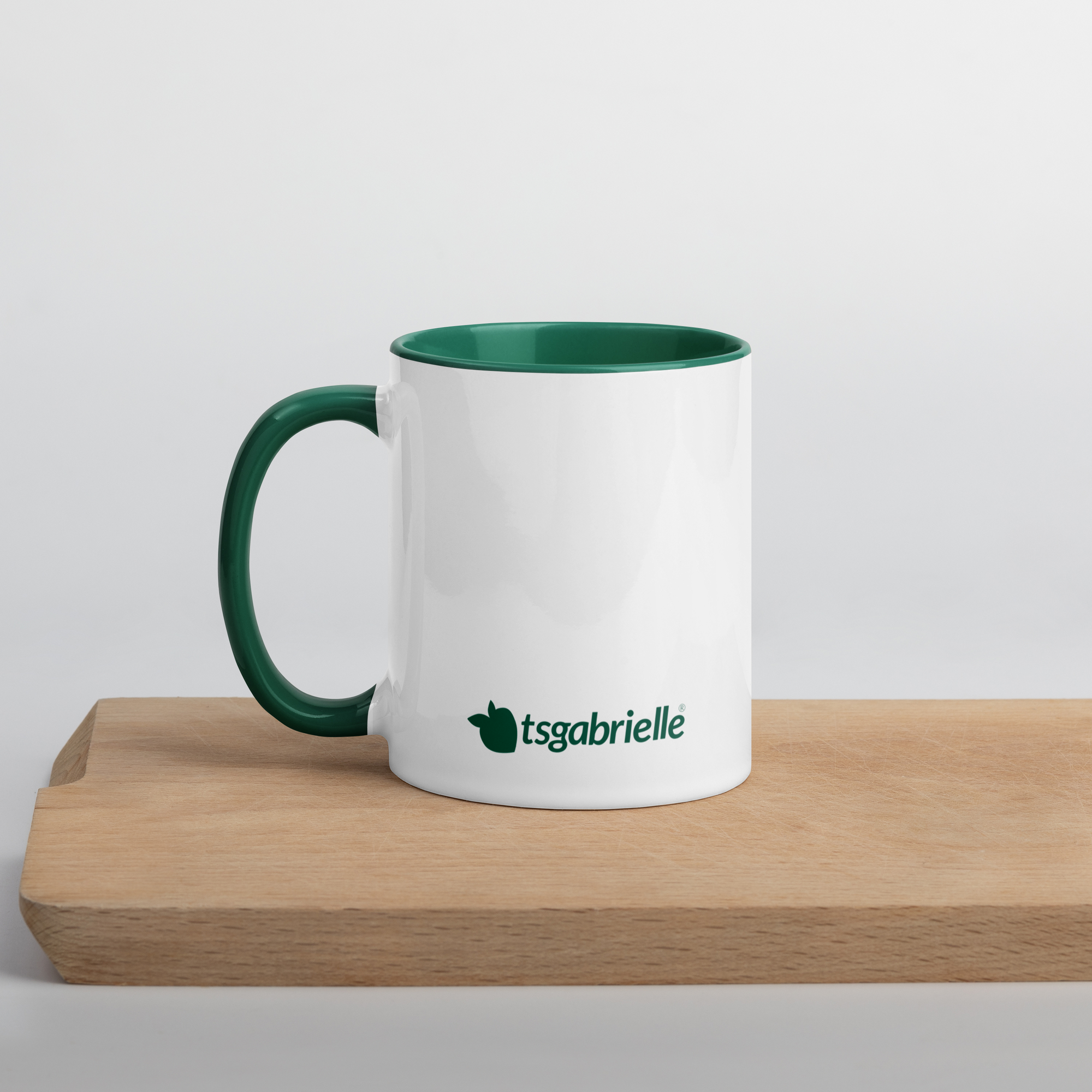 tsgabrielle® • Tazza con interno Color Verde Scuro • Ceramica • 2 Taglie - View 4
