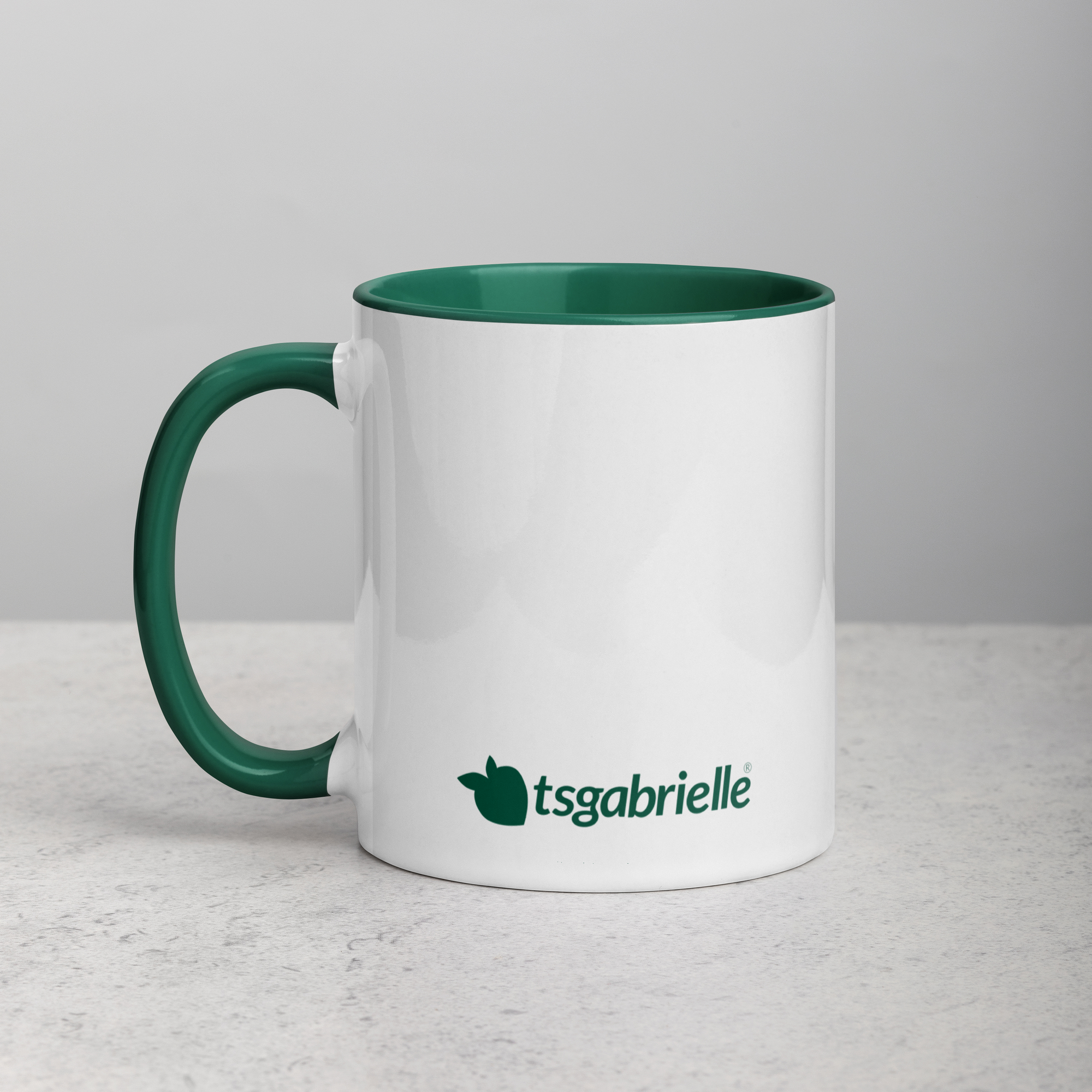 tsgabrielle® • Tazza con interno Color Verde Scuro • Ceramica • 2 Taglie - View 6