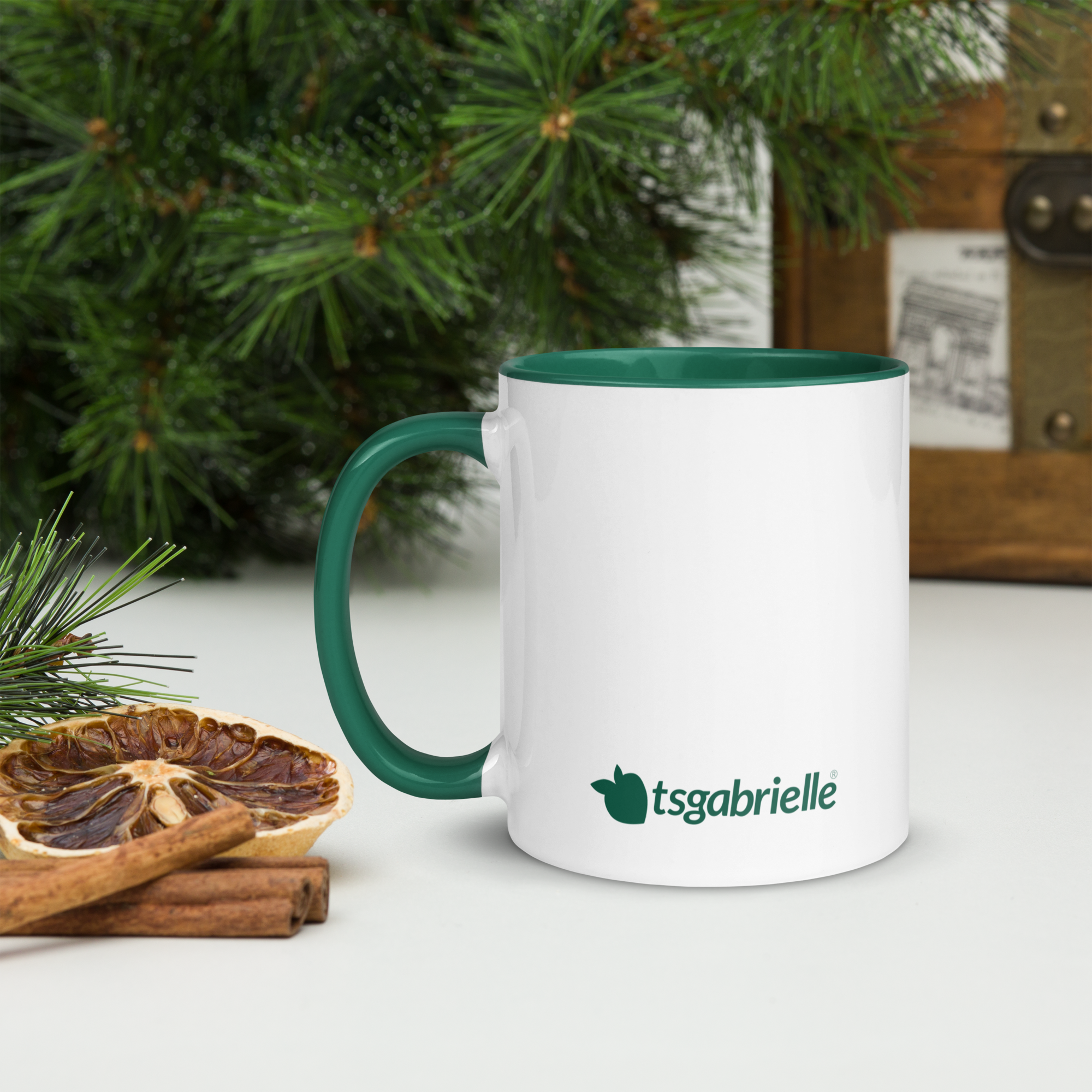 tsgabrielle® • Tazza con interno Color Verde Scuro • Ceramica • 2 Taglie - View 14