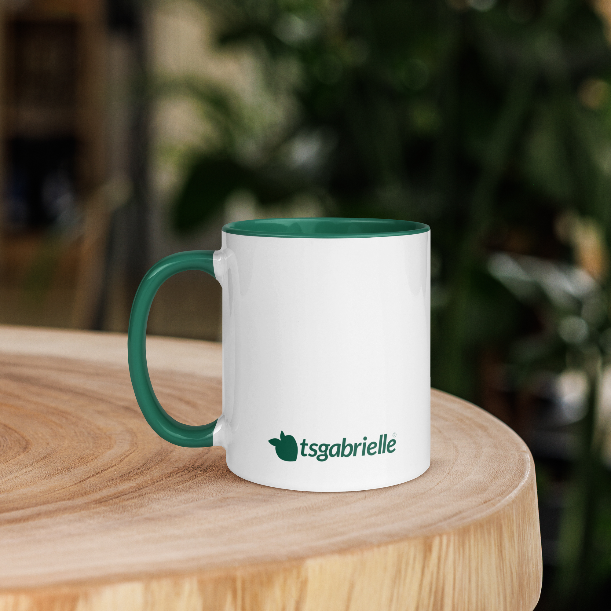 tsgabrielle® • Tazza con interno Color Verde Scuro • Ceramica • 2 Taglie - View 8