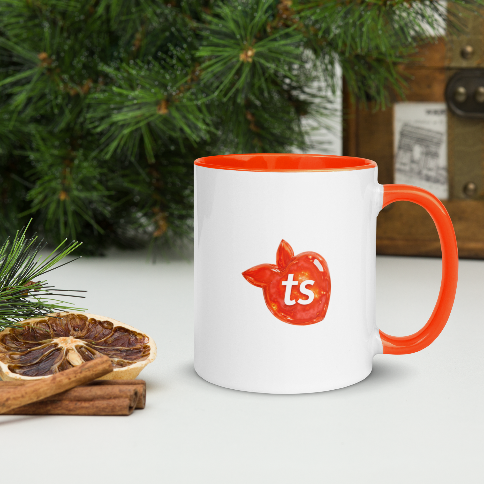 tsgabrielle® • Tazza con interno arancio • Ceramica • 295 ml - View 10