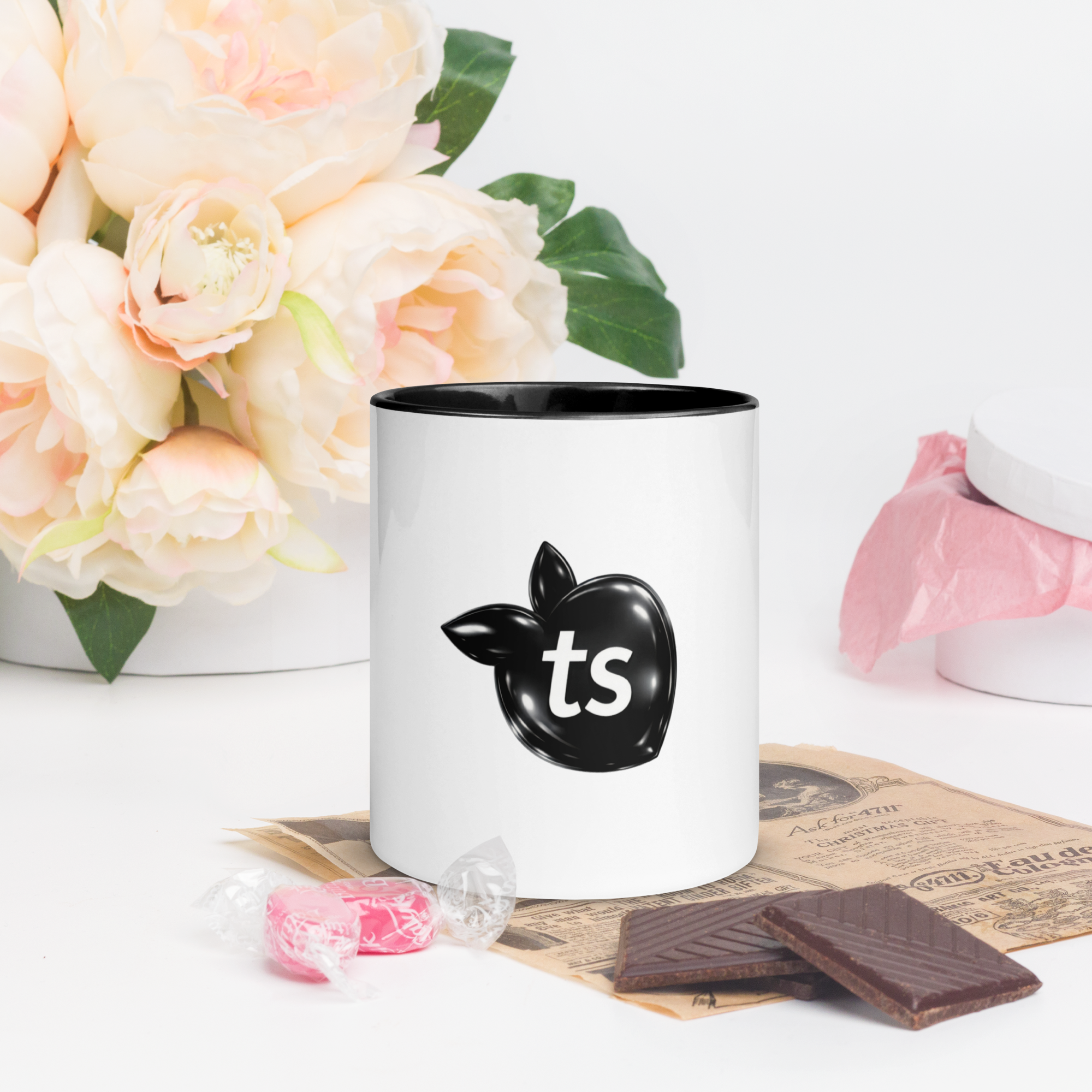 tsgabrielle® • Tazza con interno di colore nero • Ceramica • 2 dimensioni - View 6
