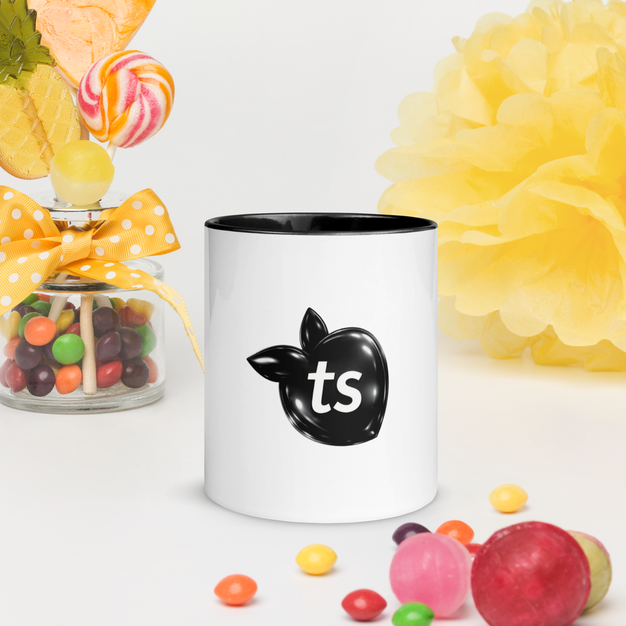 tsgabrielle® • Tazza con interno di colore nero • Ceramica • 2 dimensioni - View 8