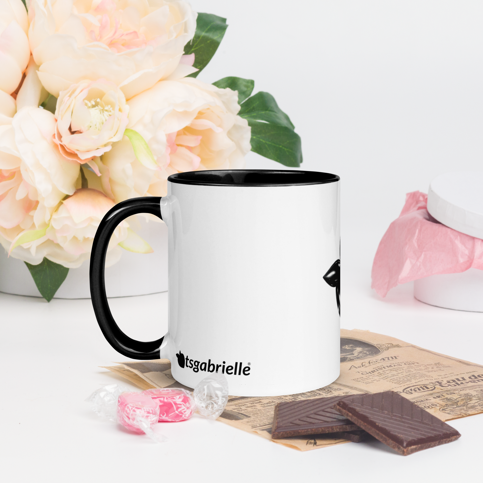 tsgabrielle® • Tazza con interno di colore nero • Ceramica • 2 dimensioni - View 14