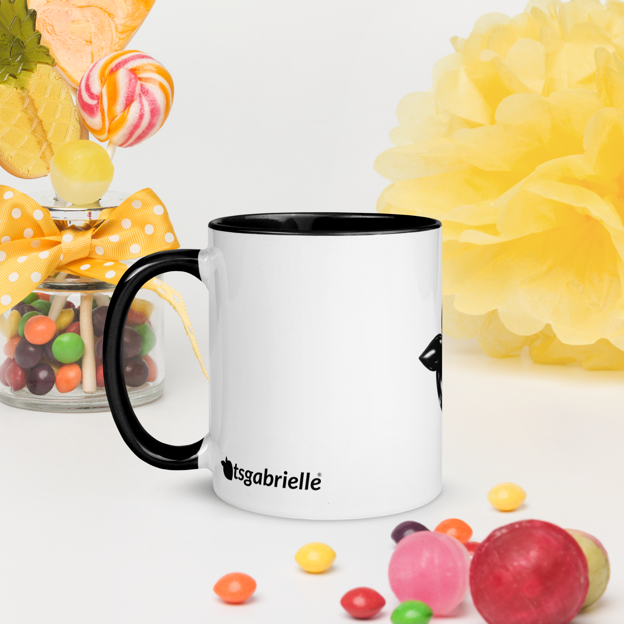tsgabrielle® • Tazza con interno di colore nero • Ceramica • 2 dimensioni - View 15