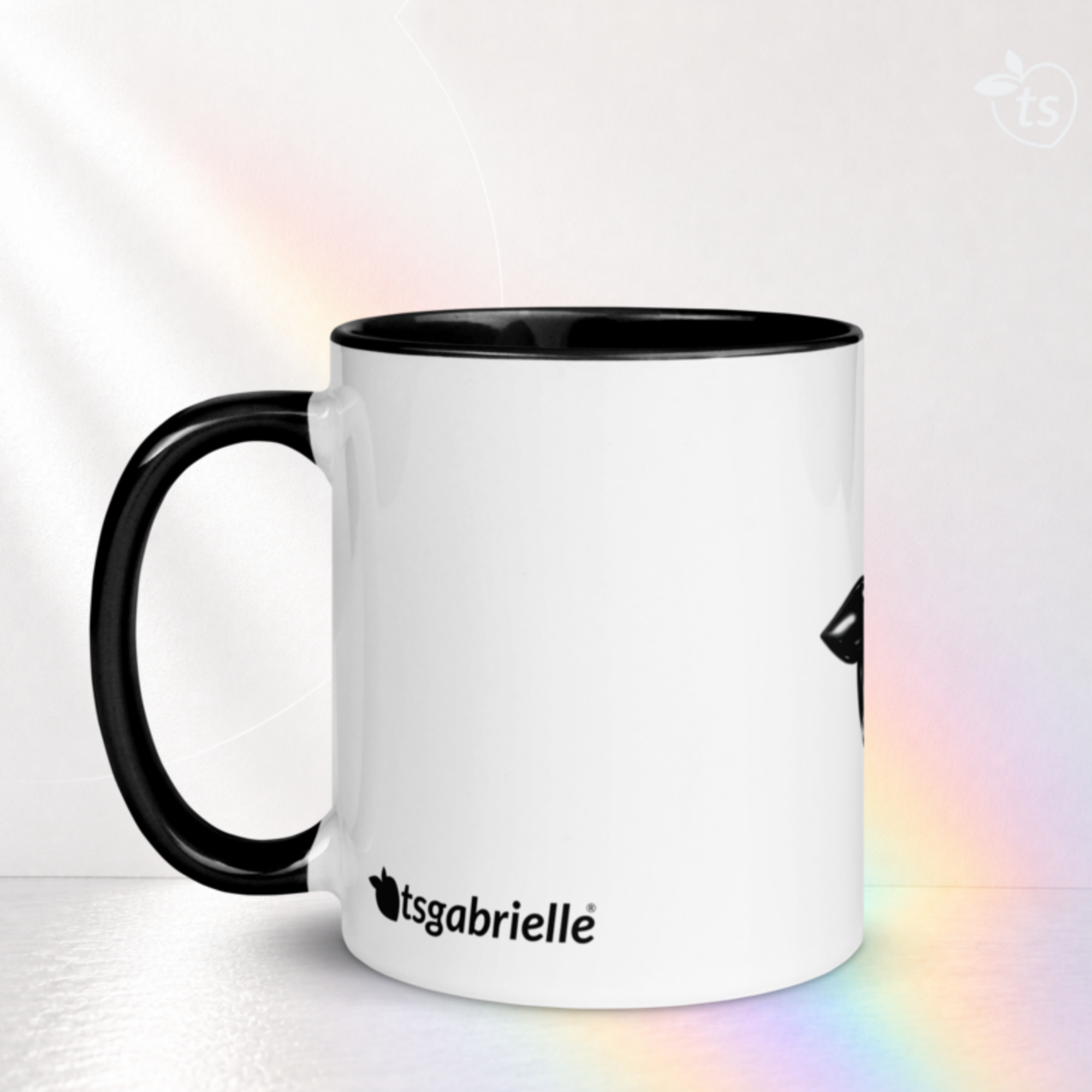 tsgabrielle® • Tazza con interno di colore nero • Ceramica • 2 dimensioni - View 18