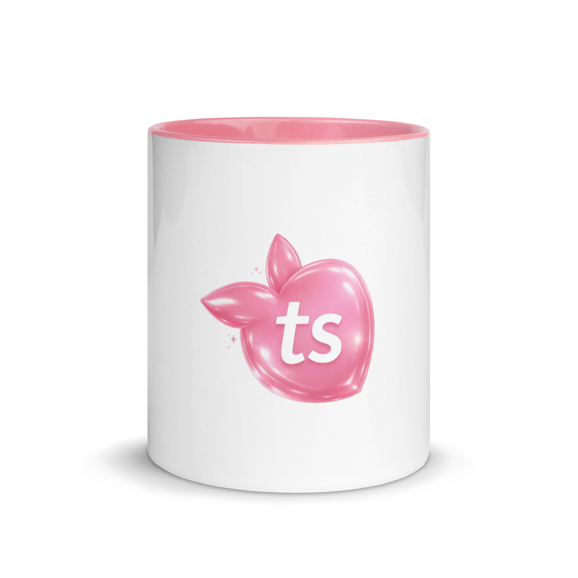 tsgabrielle® • Tazza con interno rosa • Ceramica • 11 oz