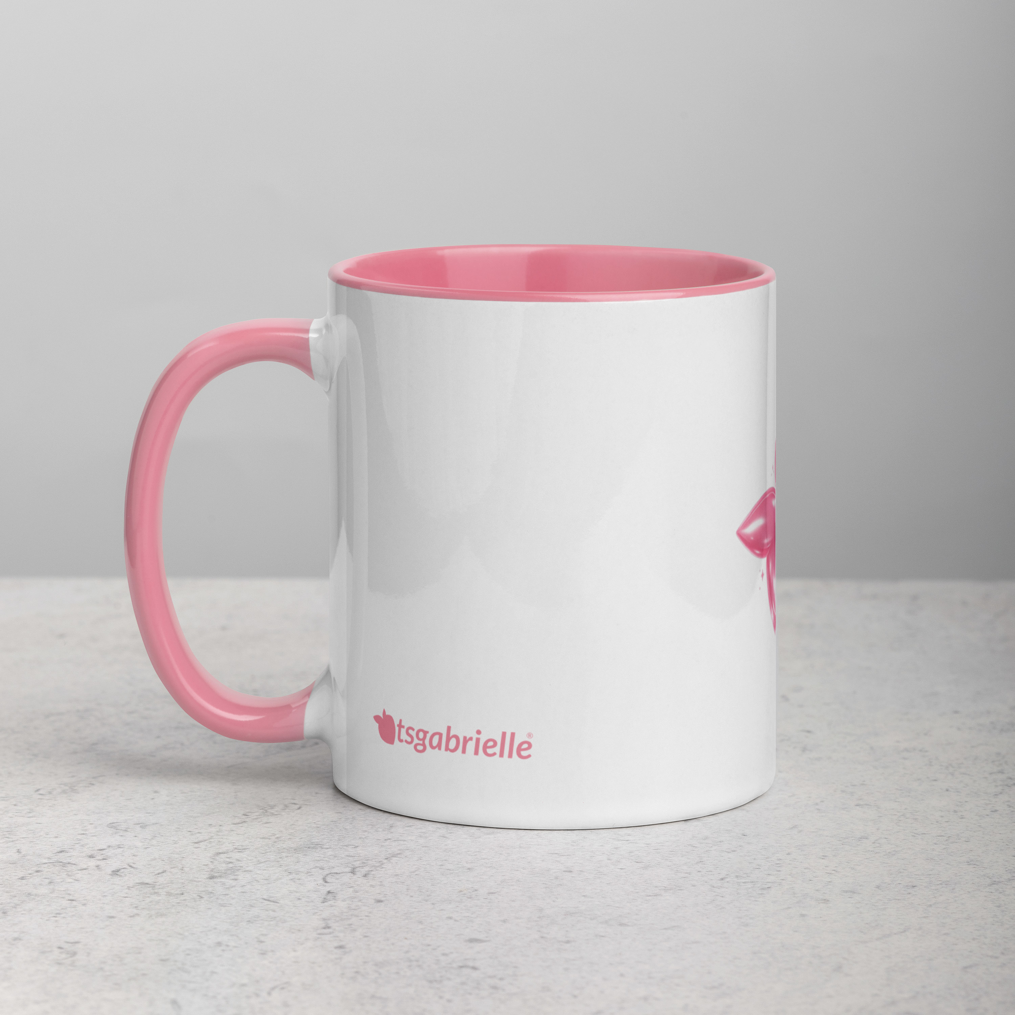 tsgabrielle® • Tazza con interno rosa • Ceramica • 11 oz - View 6