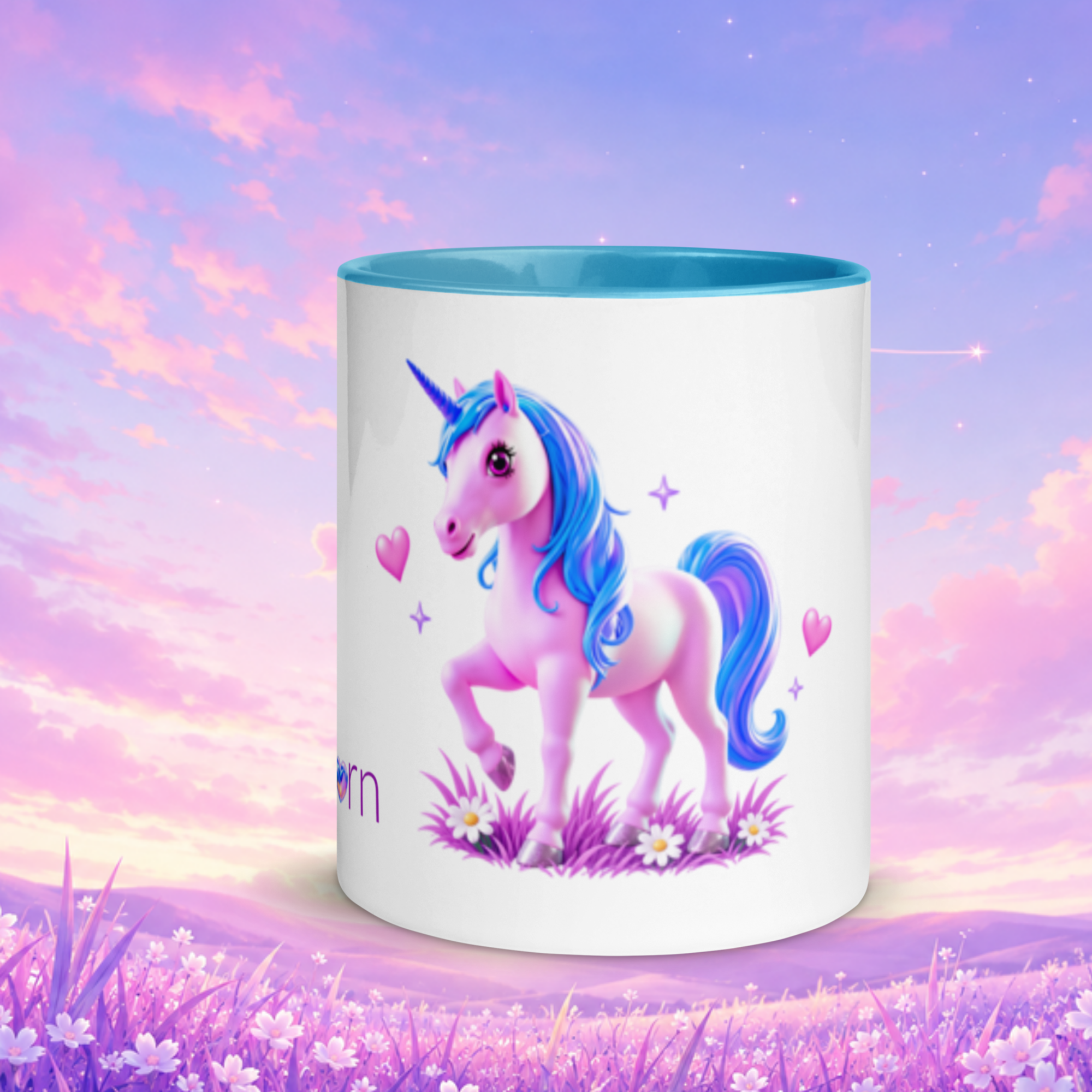 tsgabrielle® • Mug with Color Inside • Unicorn - Seraphina • Ceramic • 2 Sizes - View 11